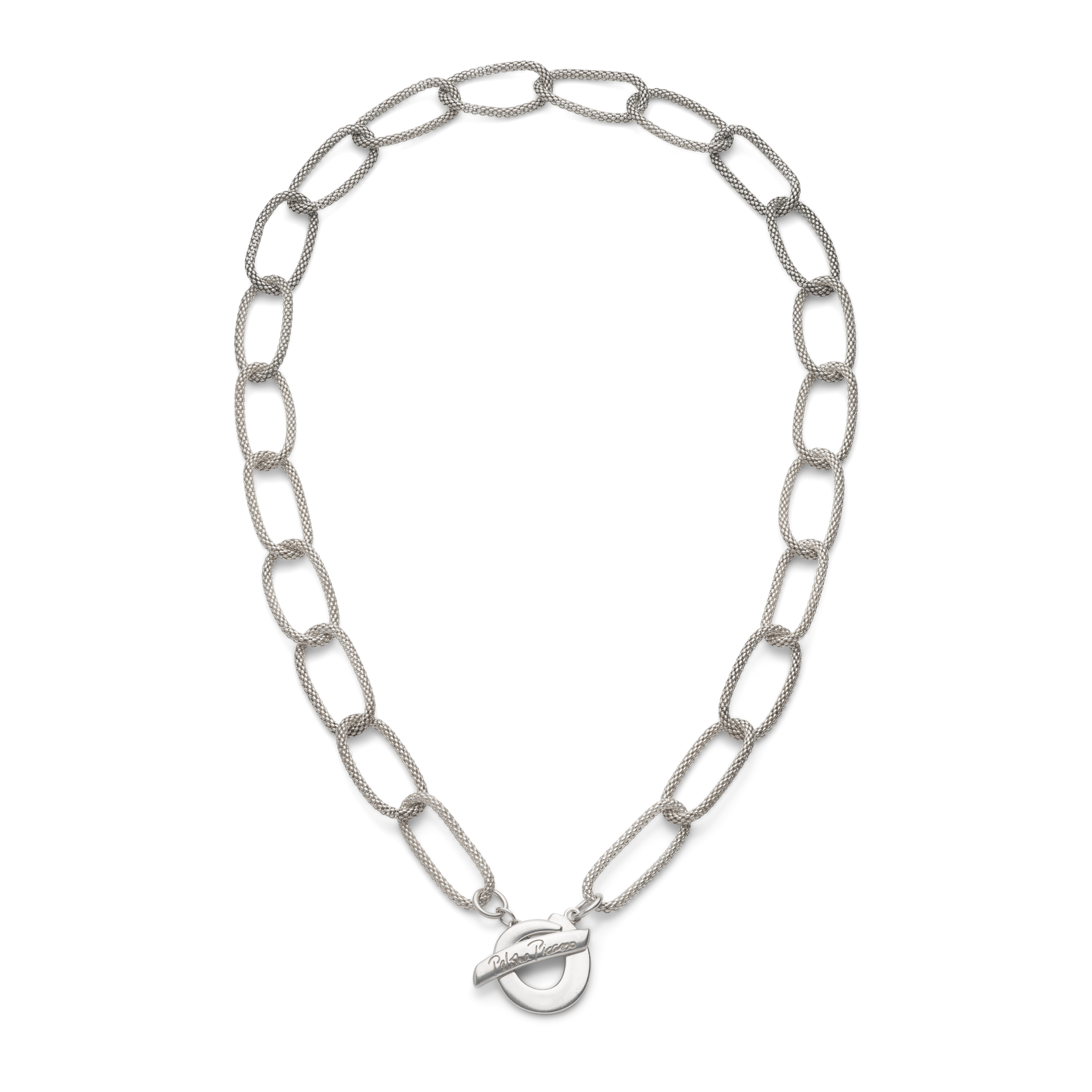 Paloma Picasso for Tiffany & Co.: A long silver necklace