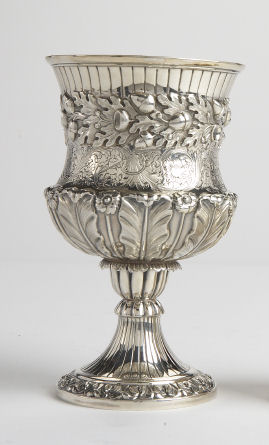 A William IV silver goblet