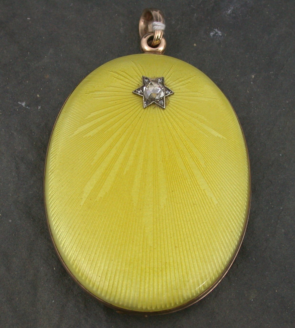 A Russian oval locket,