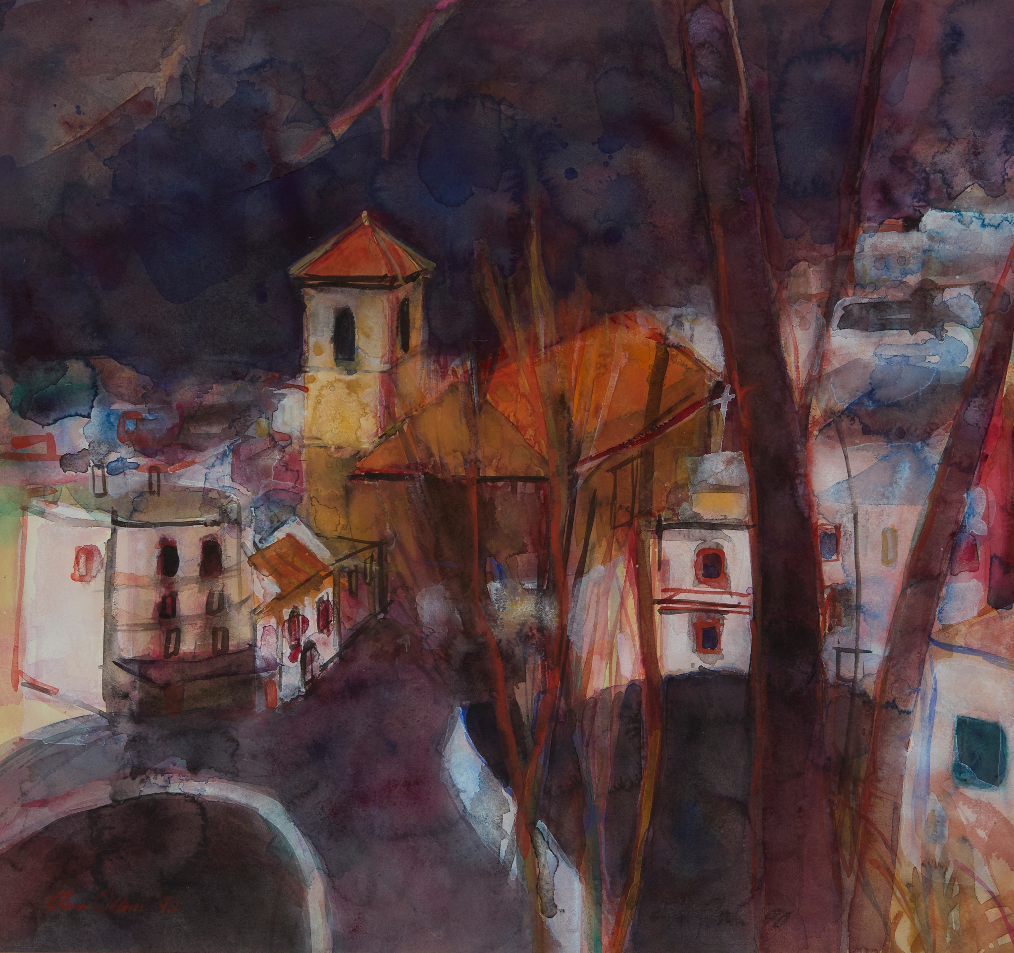 ANN ORAM R.S.W. (BRITISH 1956-)