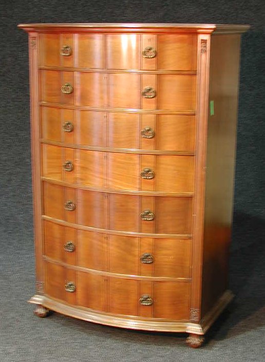 A mahogany bedroom suite,