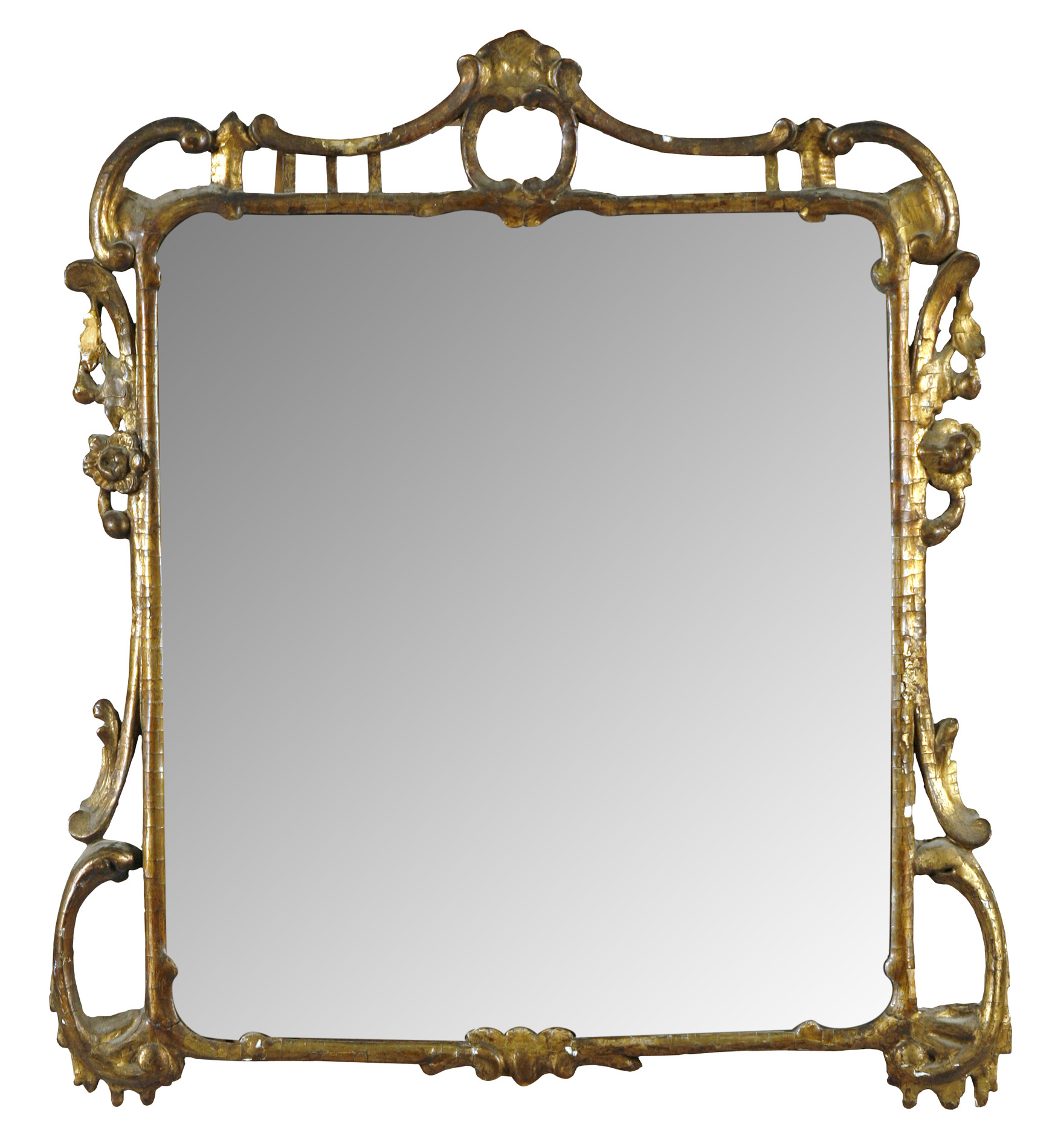 GEORGE III GILTWOOD MIRROR