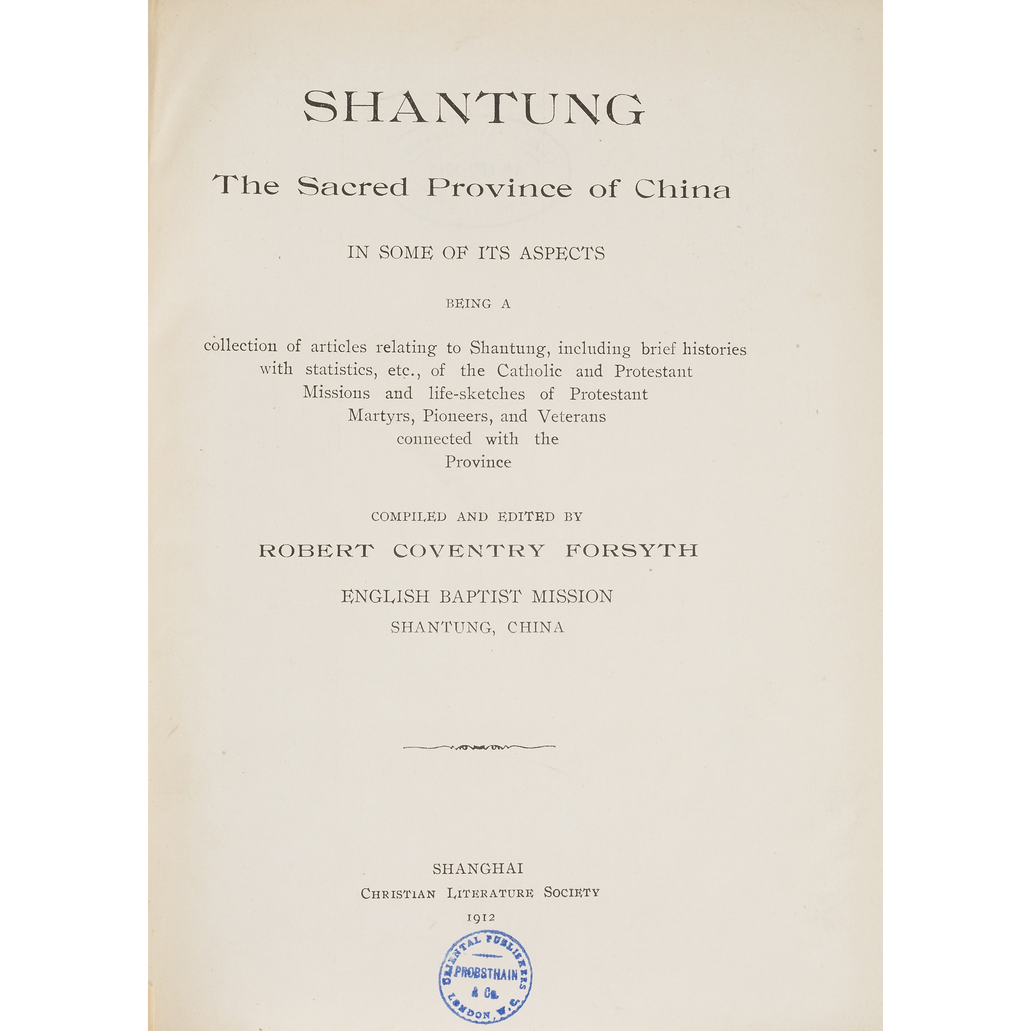 Forsyth, Robert Coventry