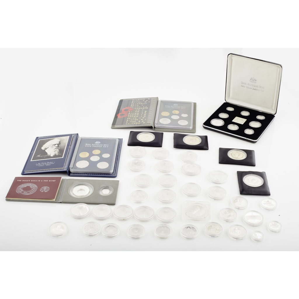 AUSTRALIA - A collection of modern proof coins