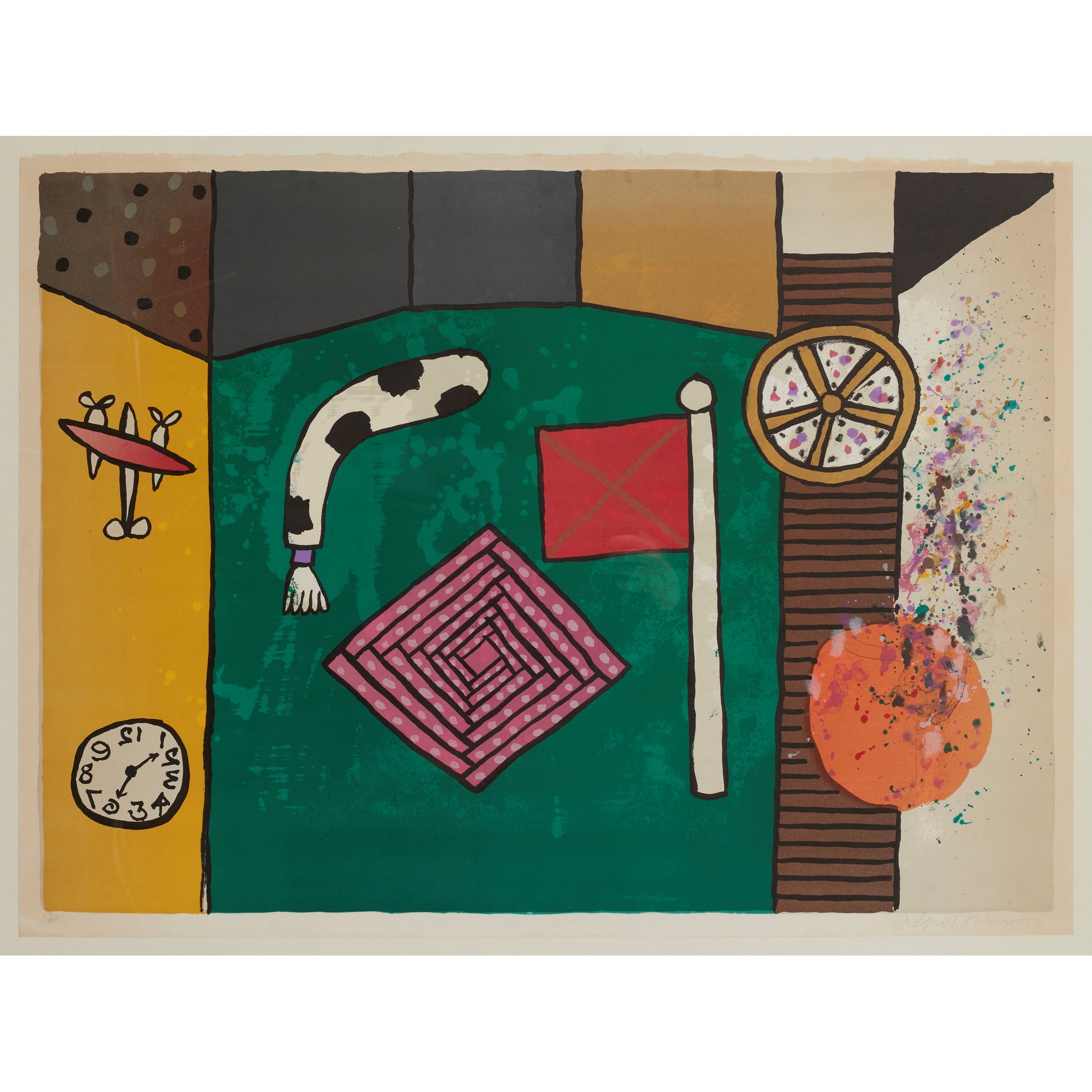 ALAN DAVIE C.B.E. R.A. H.R.S.A. (BRITISH 1920-2014)