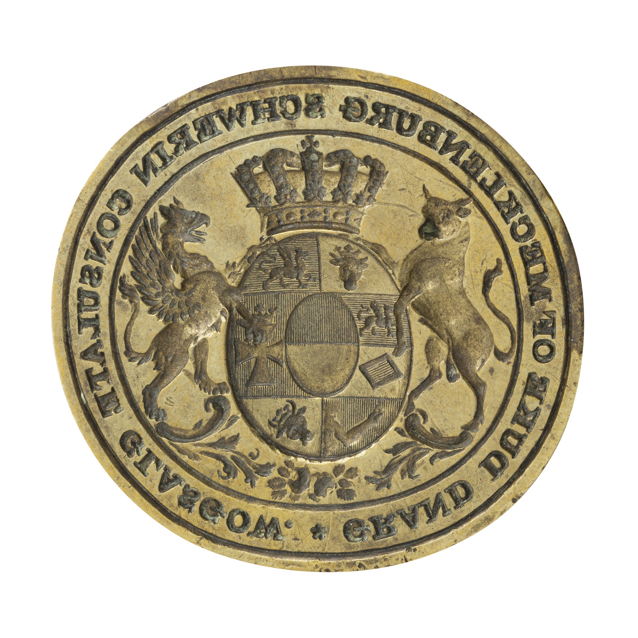 THE GRAND DUKE OF MECKLENBURG SCHWERIN CONSULATE DESK SEAL
