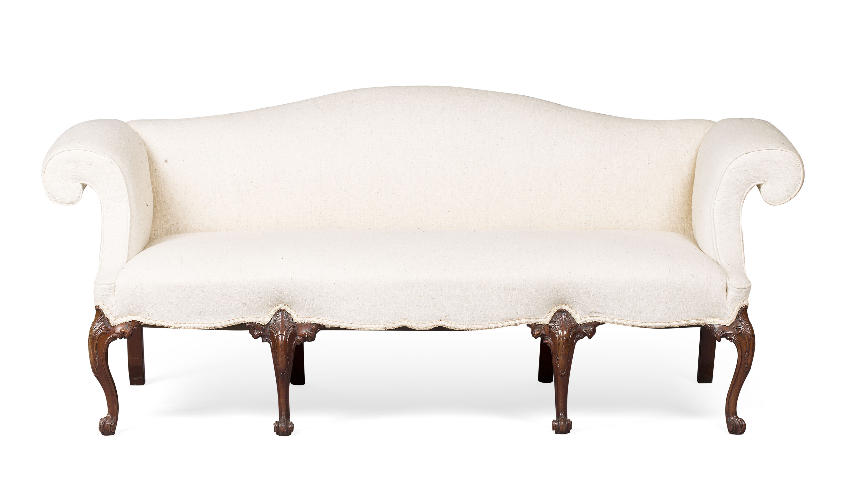 GEORGE III UPHOLSTERED SOFA