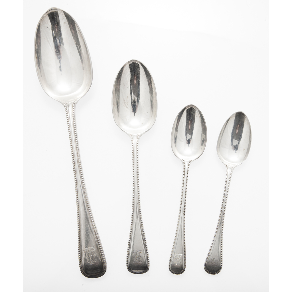 A part suite of flatware