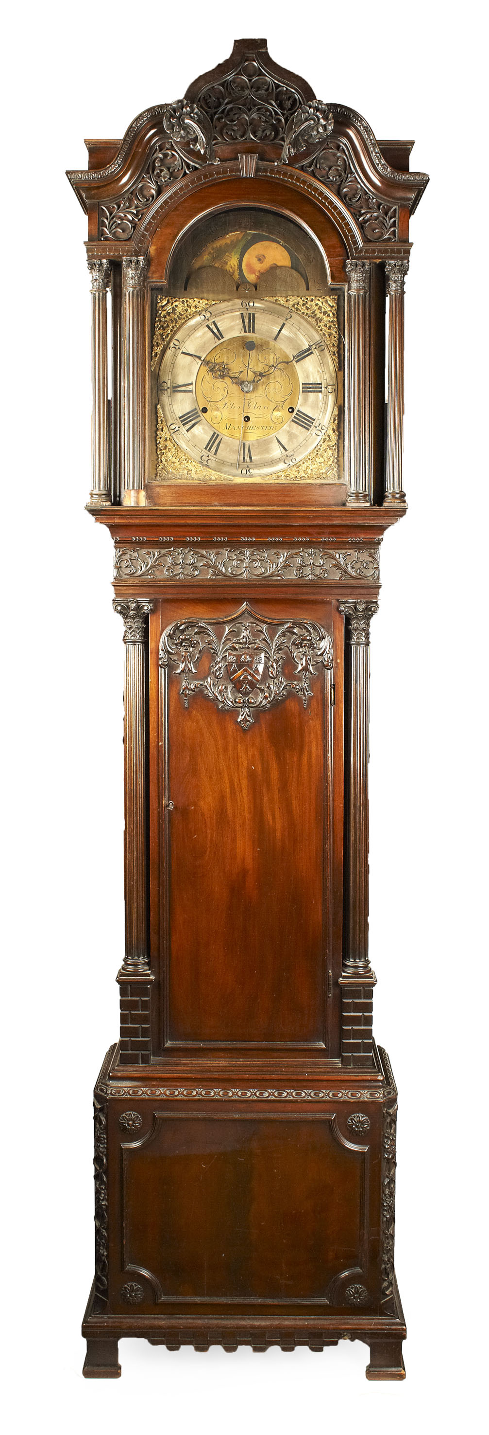 VICTORIAN MAHOGANY LONGCASE CLOCK