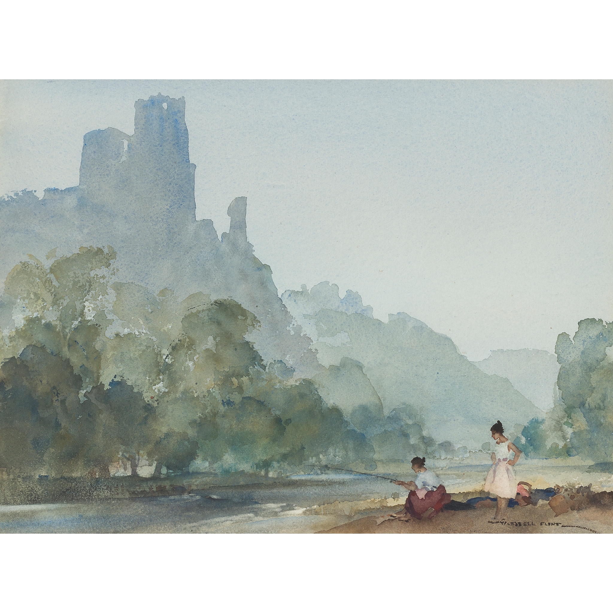 SIR WILLIAM RUSSELL FLINT P.R.A., P.R.W.S., R.S.W., R.O.I., R.E. (SCOTTISH 1880-1969)