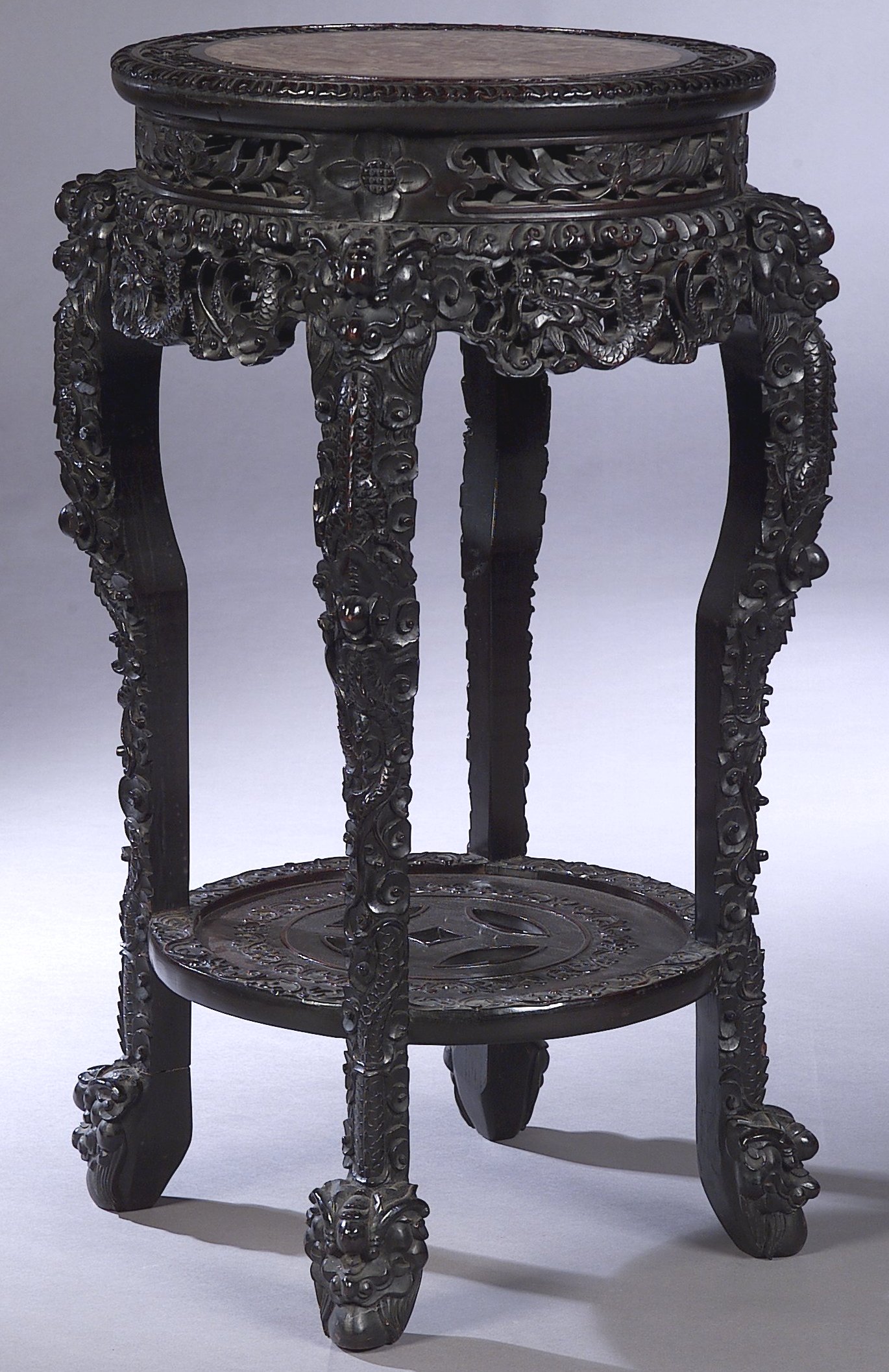 A Chinese hardwood stand