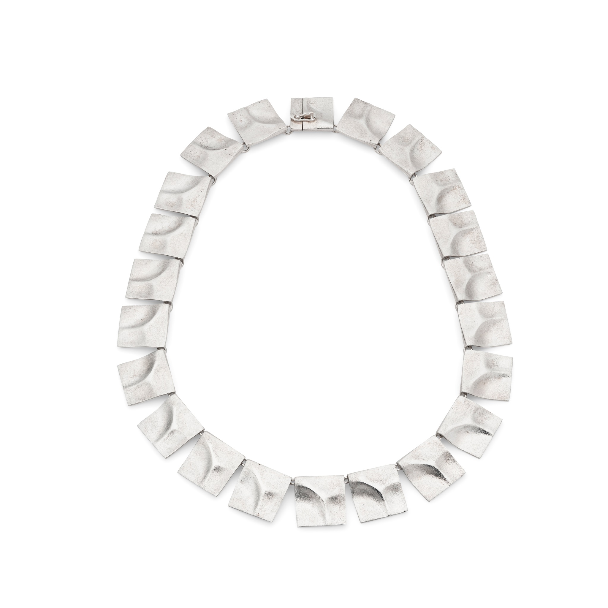 Björn Weckström for Lapponia: A silver 'Galactic Peaks' necklace