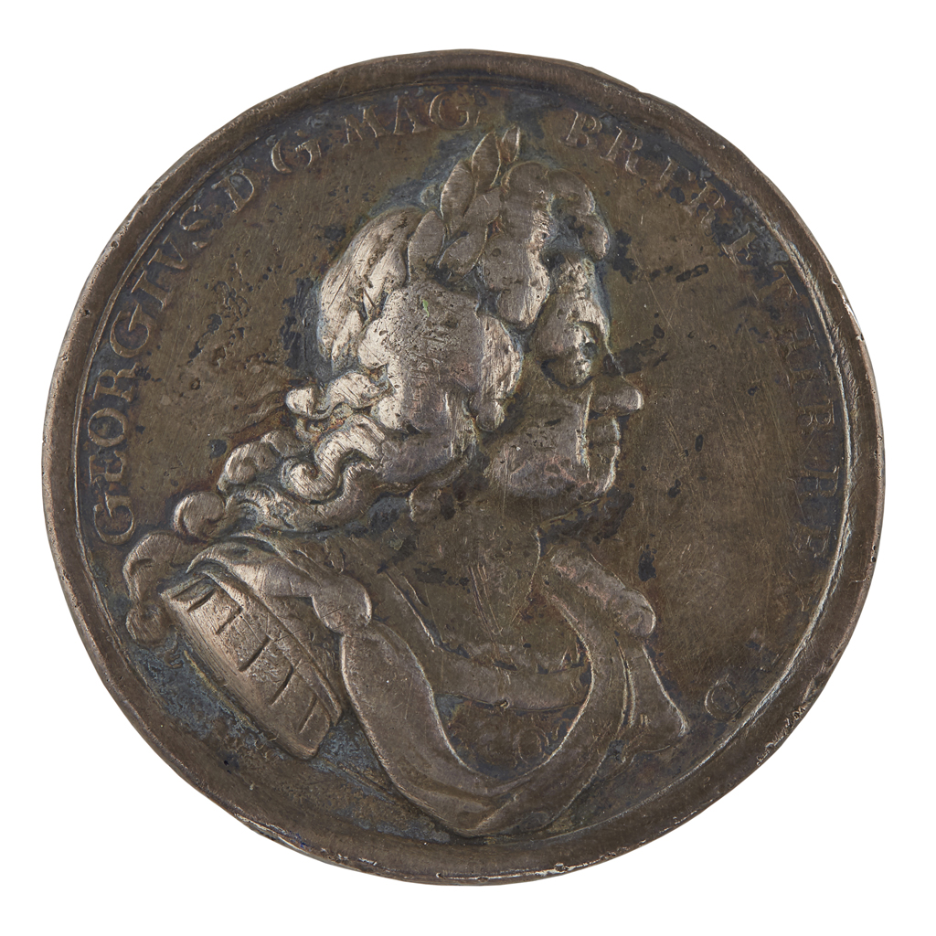 A SILVER BATTLE OF SHERRIFMUIR MEDALLION