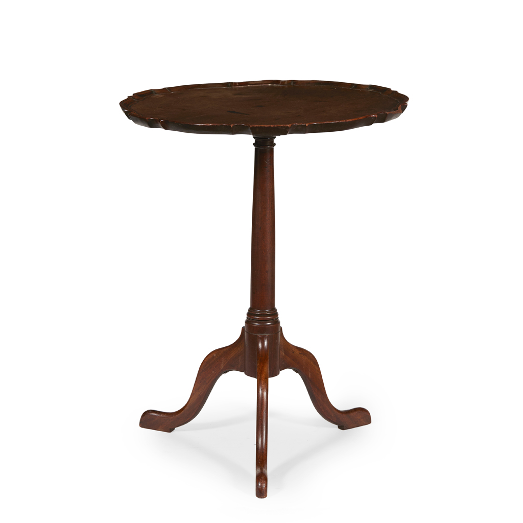 GEORGE III PIECRUST TEA TABLE