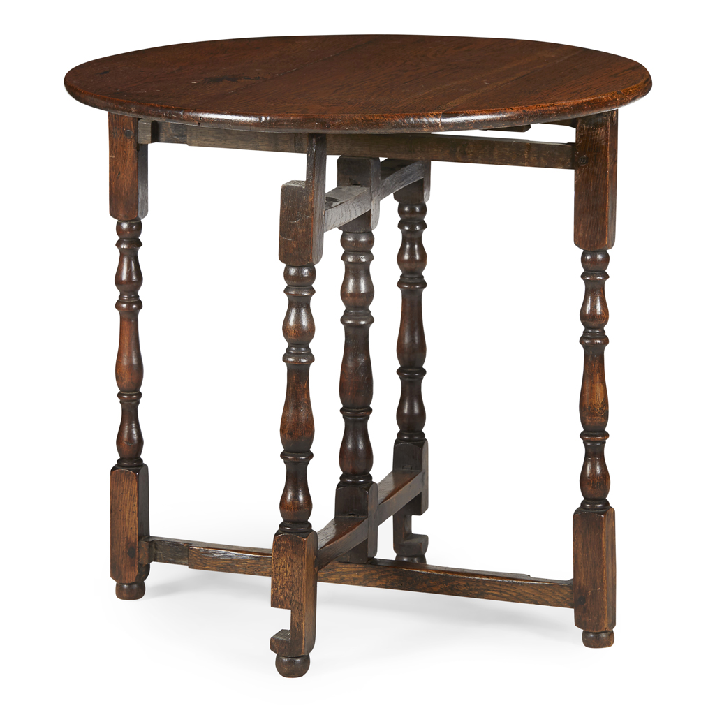 GEORGE I OAK GATELEG TABLE