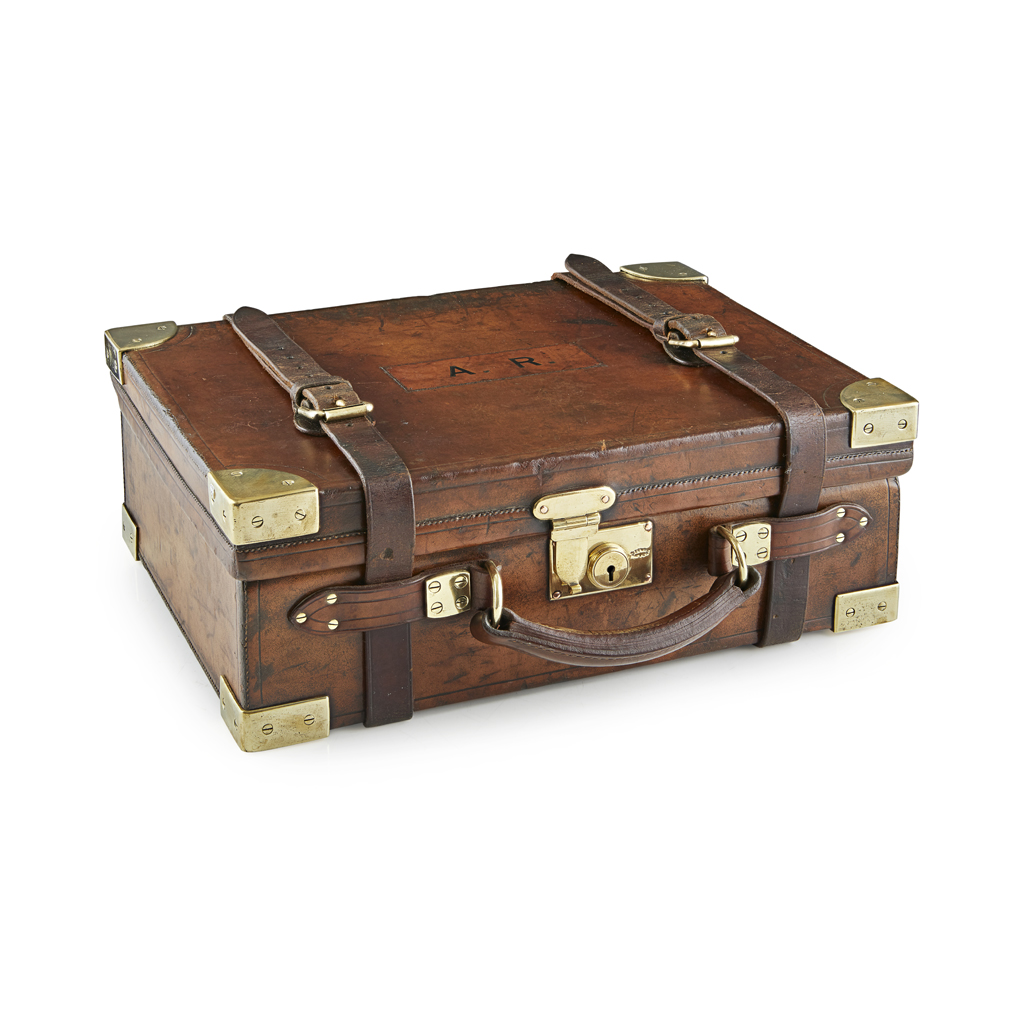 VICTORIAN LEATHER CARTRIDGE CASE, JOHN BLANCH & SONS, LONDON