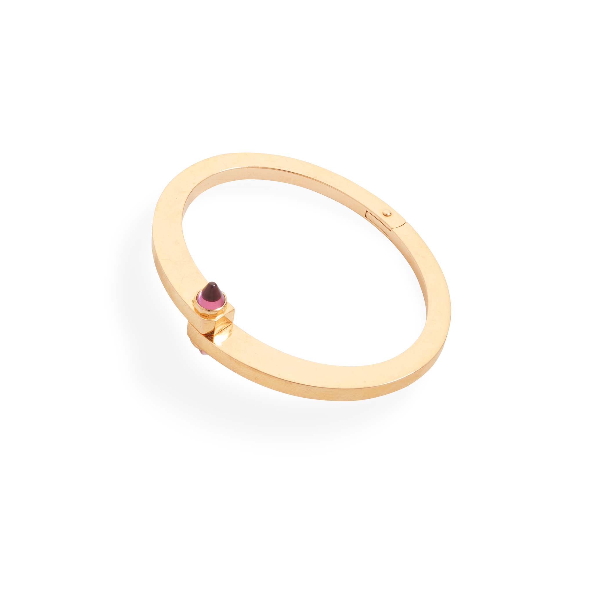 Cartier: A garnet 'Menotte' bangle
