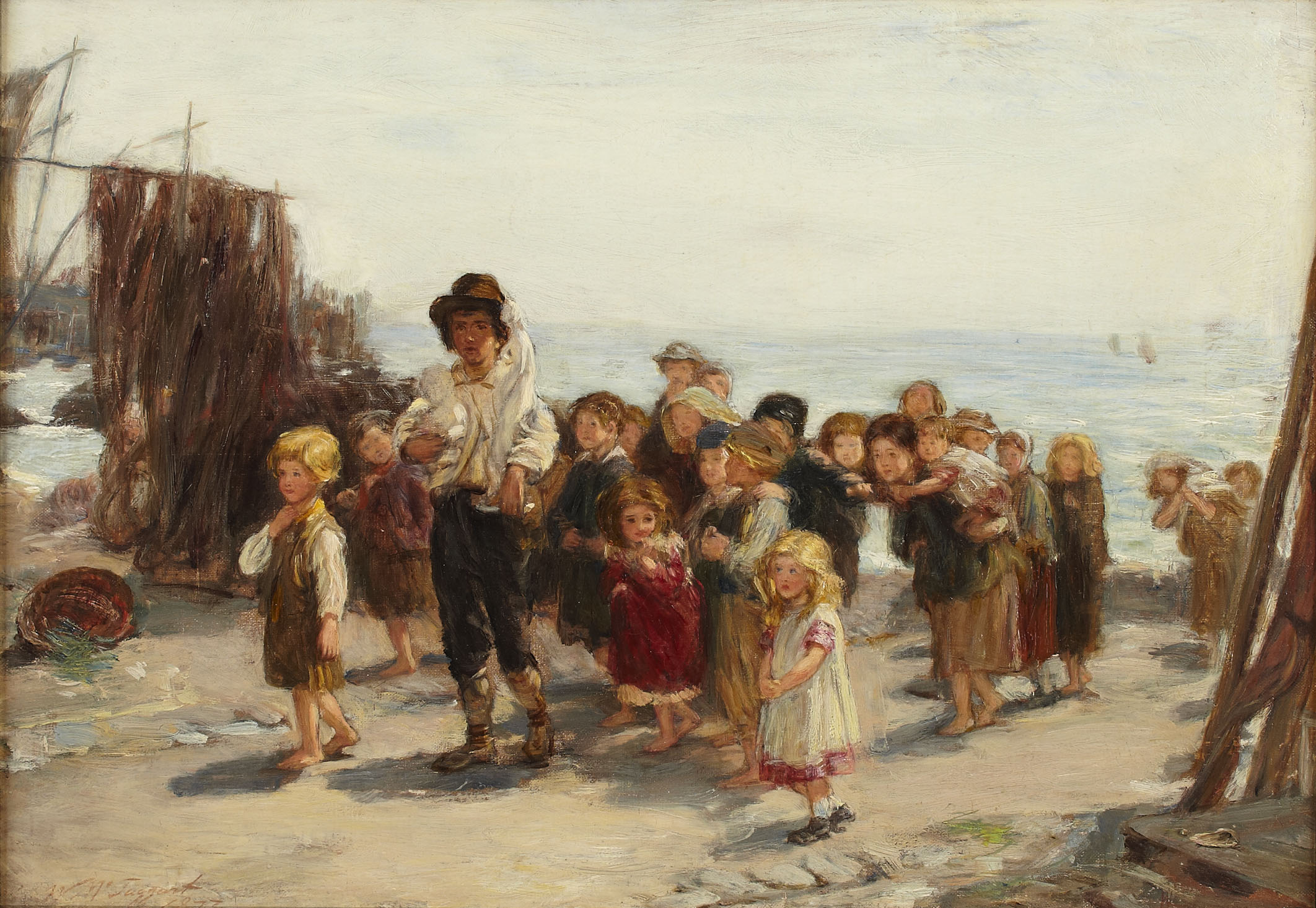 WILLIAM MCTAGGART R.S.A., R.S.W (SCOTTISH 1835-1910)