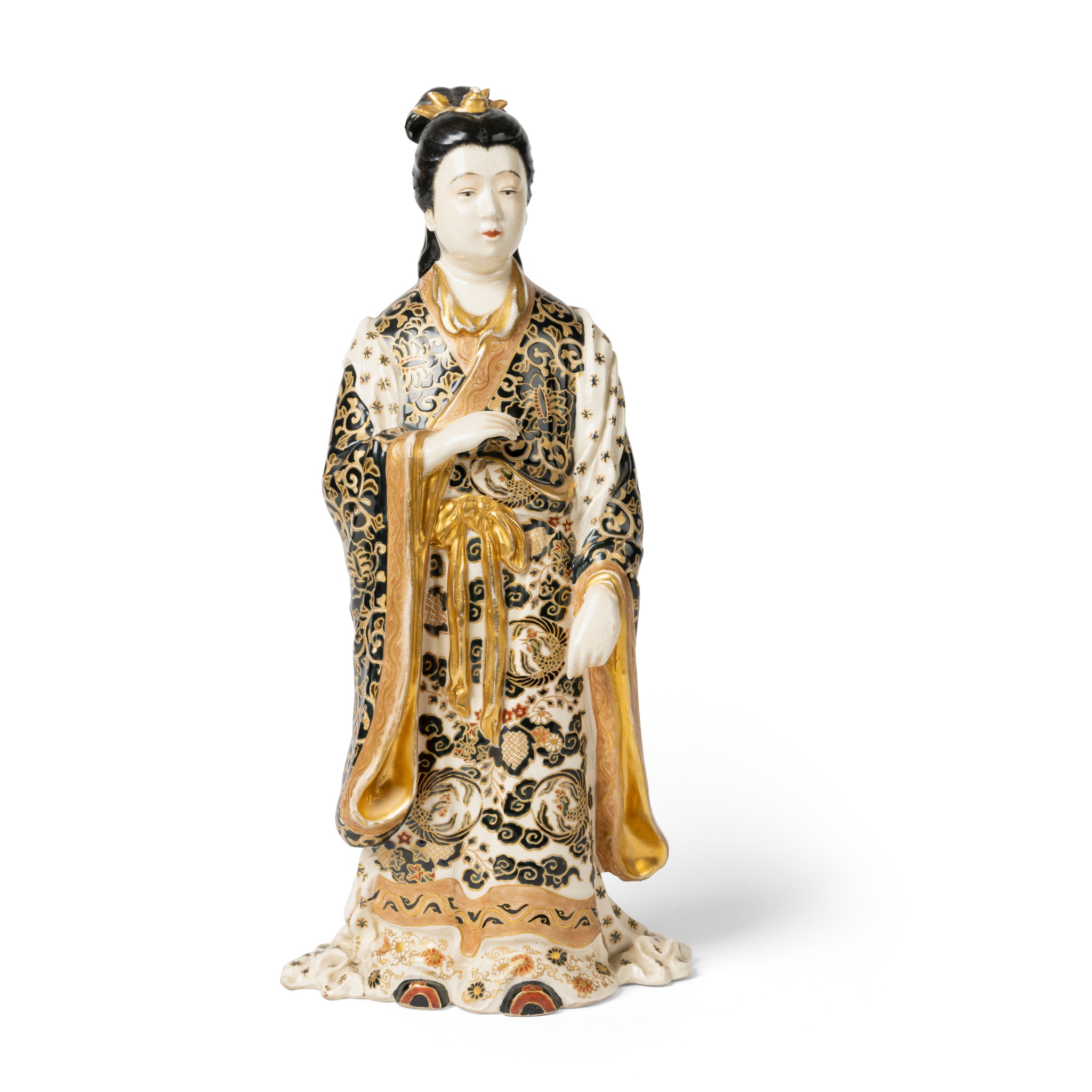 SATSUMA OKIMONO OF A LADY