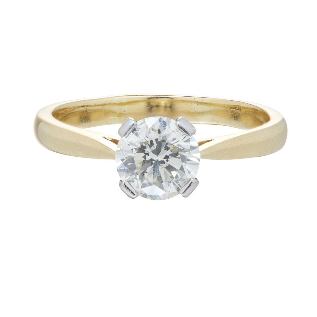 A single stone diamond ring