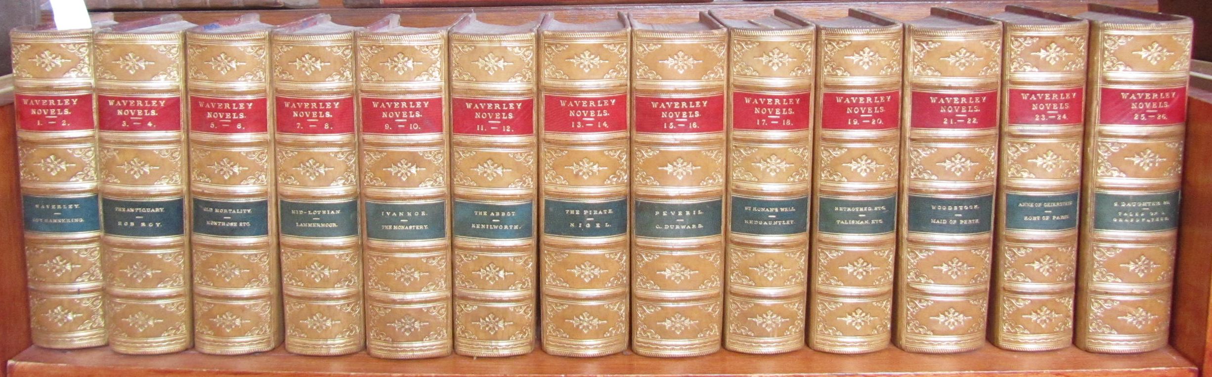 QUANTITY OF LEATHER BOUND LITERATURE