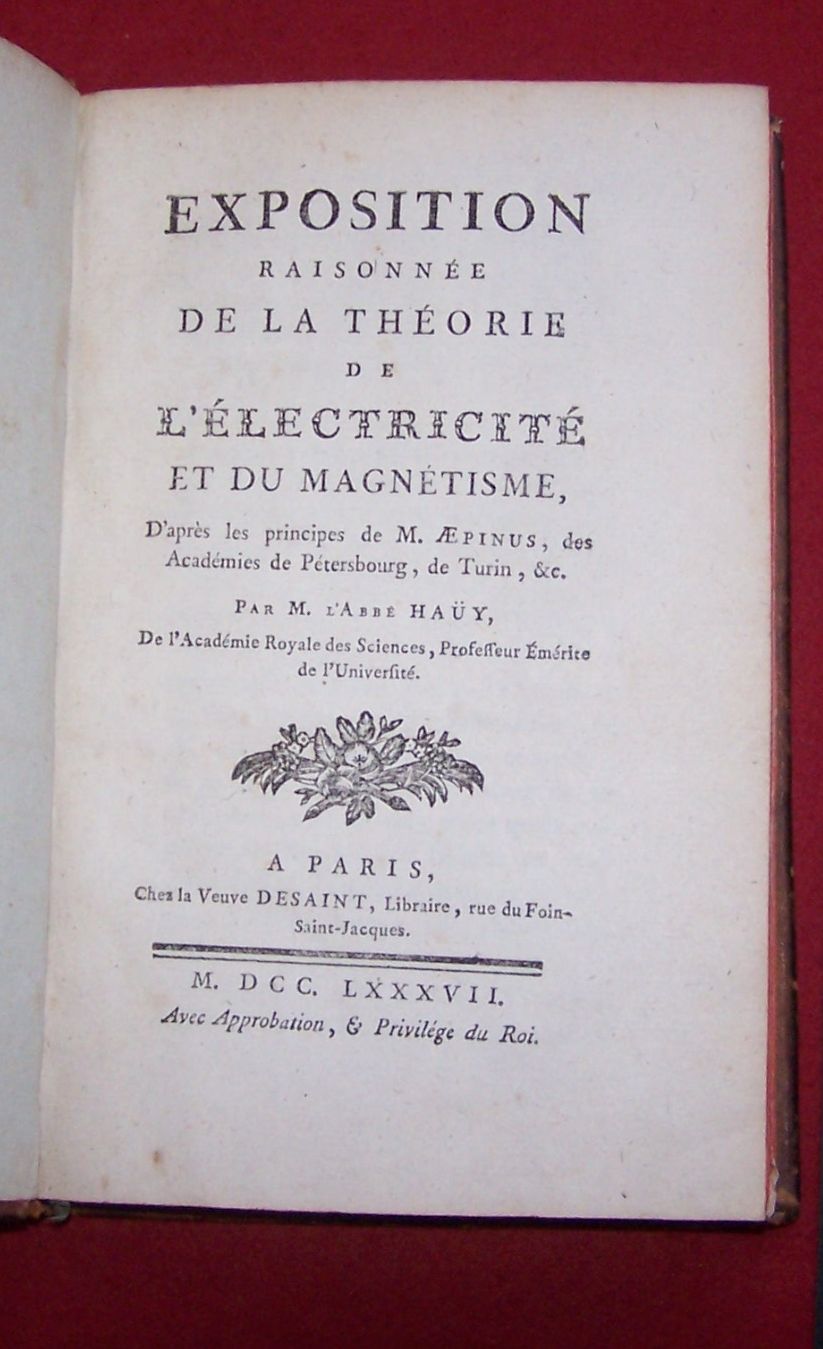 Hauy, Réné Just, l'abbé