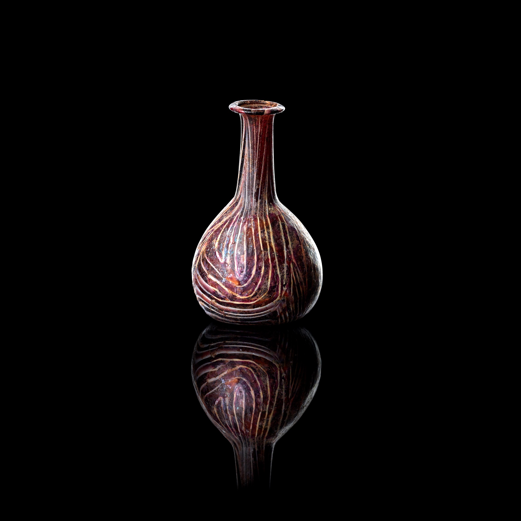 ROMAN GLASS PERFUME BOTTLE