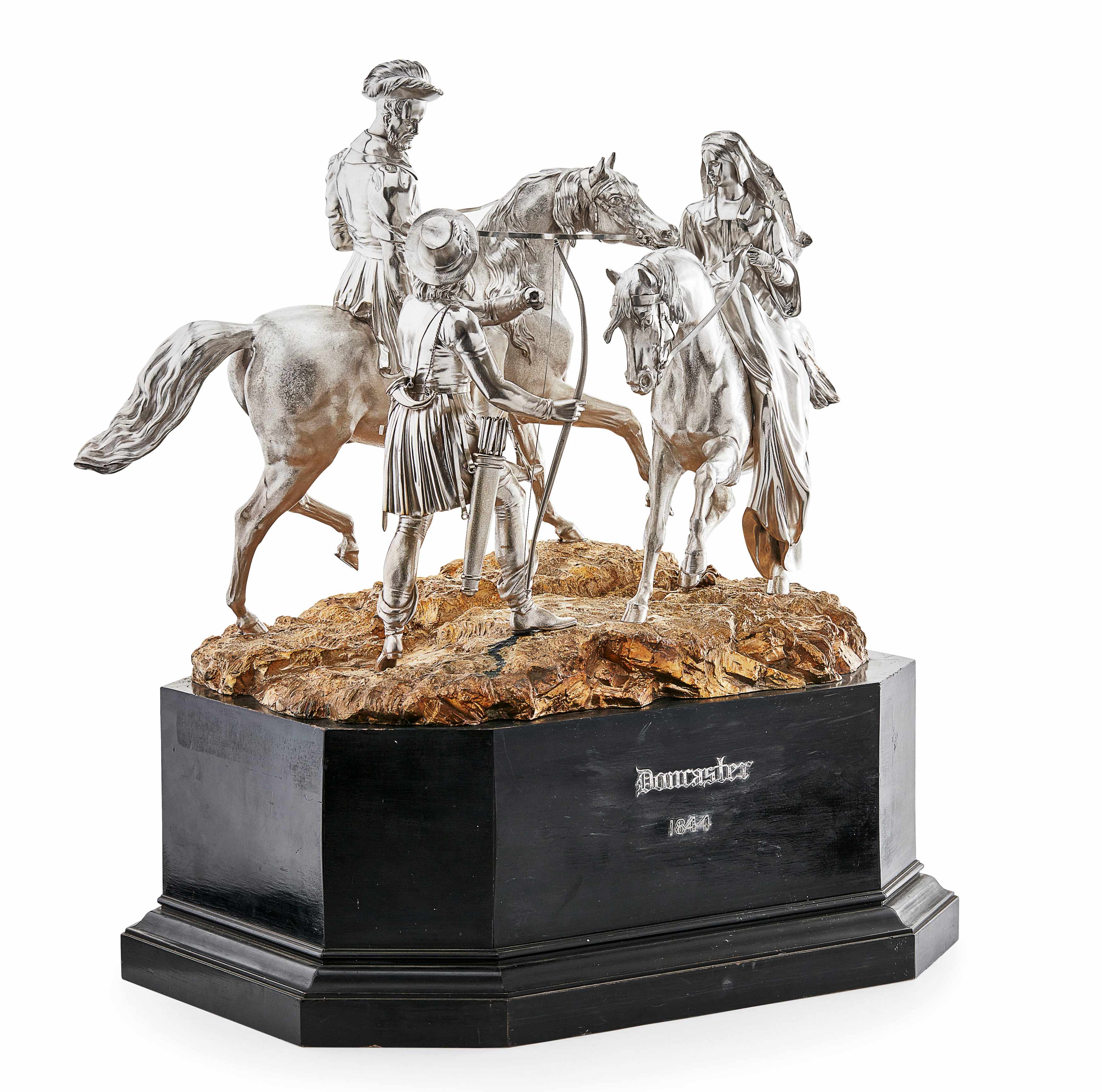An Important Early Victorian Horse Racing Trophy - Doncaster 1844