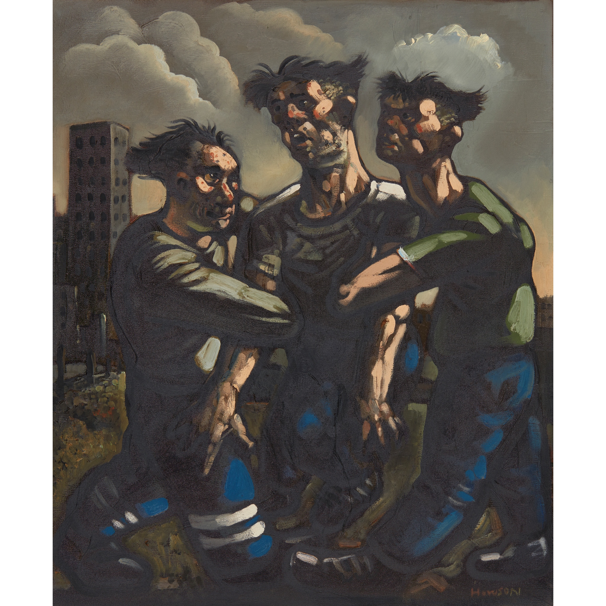 PETER HOWSON O.B.E. (SCOTTISH 1958-)