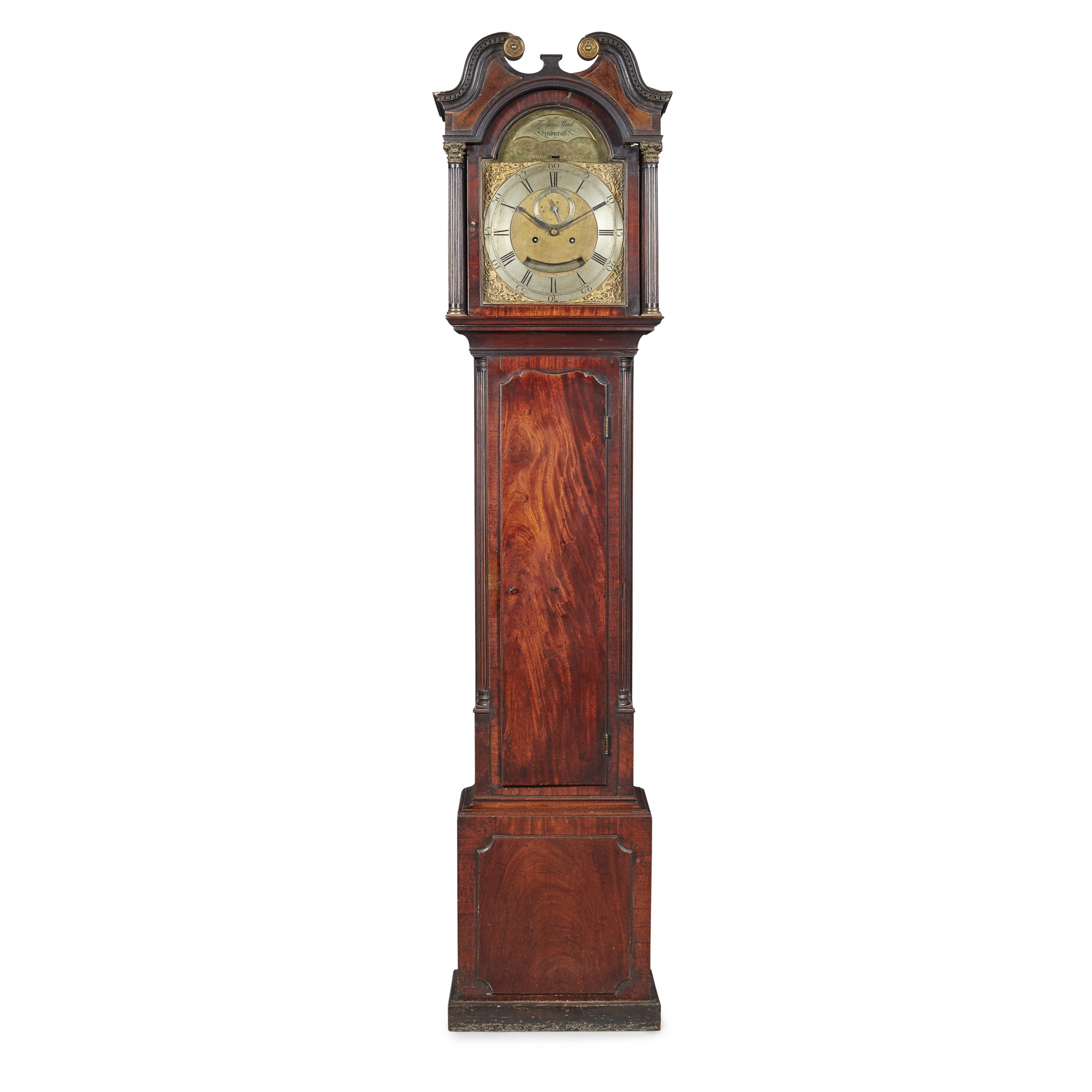 SCOTTISH GEORGE III MAHOGANY LONGCASE CLOCK, THOMAS REID, EDINBURGH