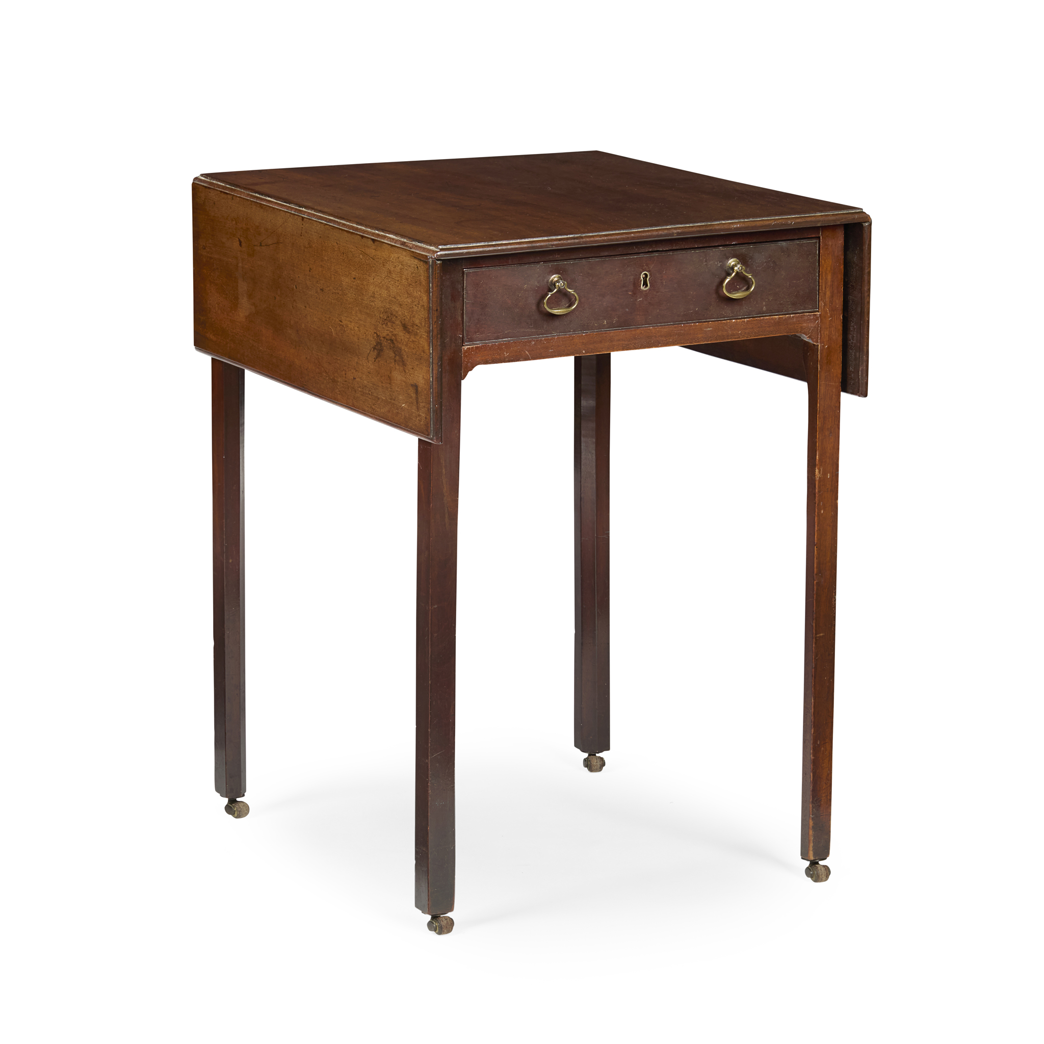 GEORGE III MAHOGANY DROP-LEAF TABLE