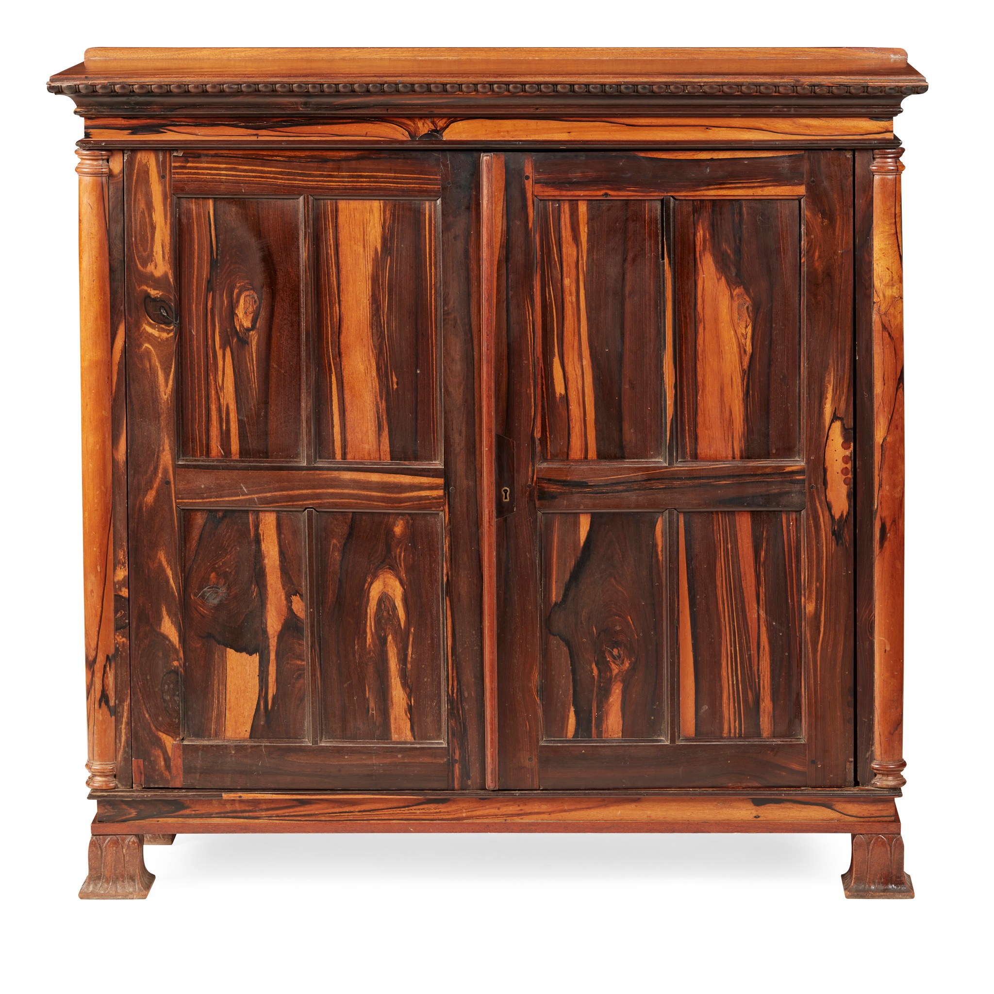 GEORGE IV COROMANDEL AND MAHOGANY SIDE CABINET