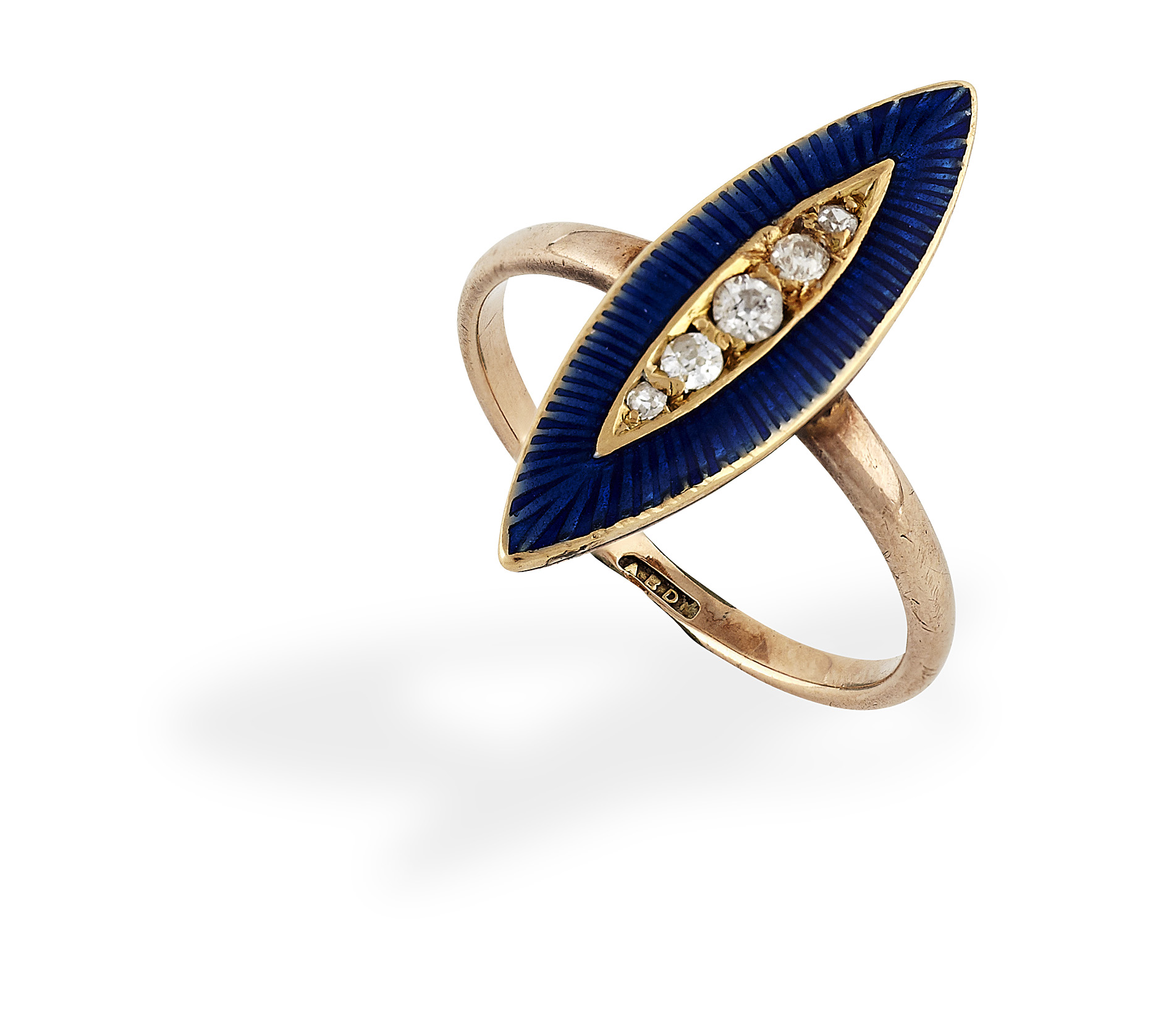 Aberdeen - a Scottish provincial diamond and enamel ring