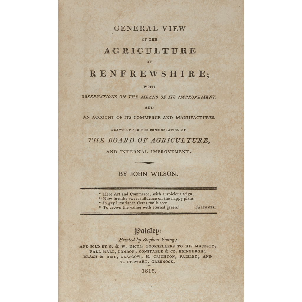 SCOTTISH AGRICULTURE REPORTS, 7 VOLUMES, INCLUDING