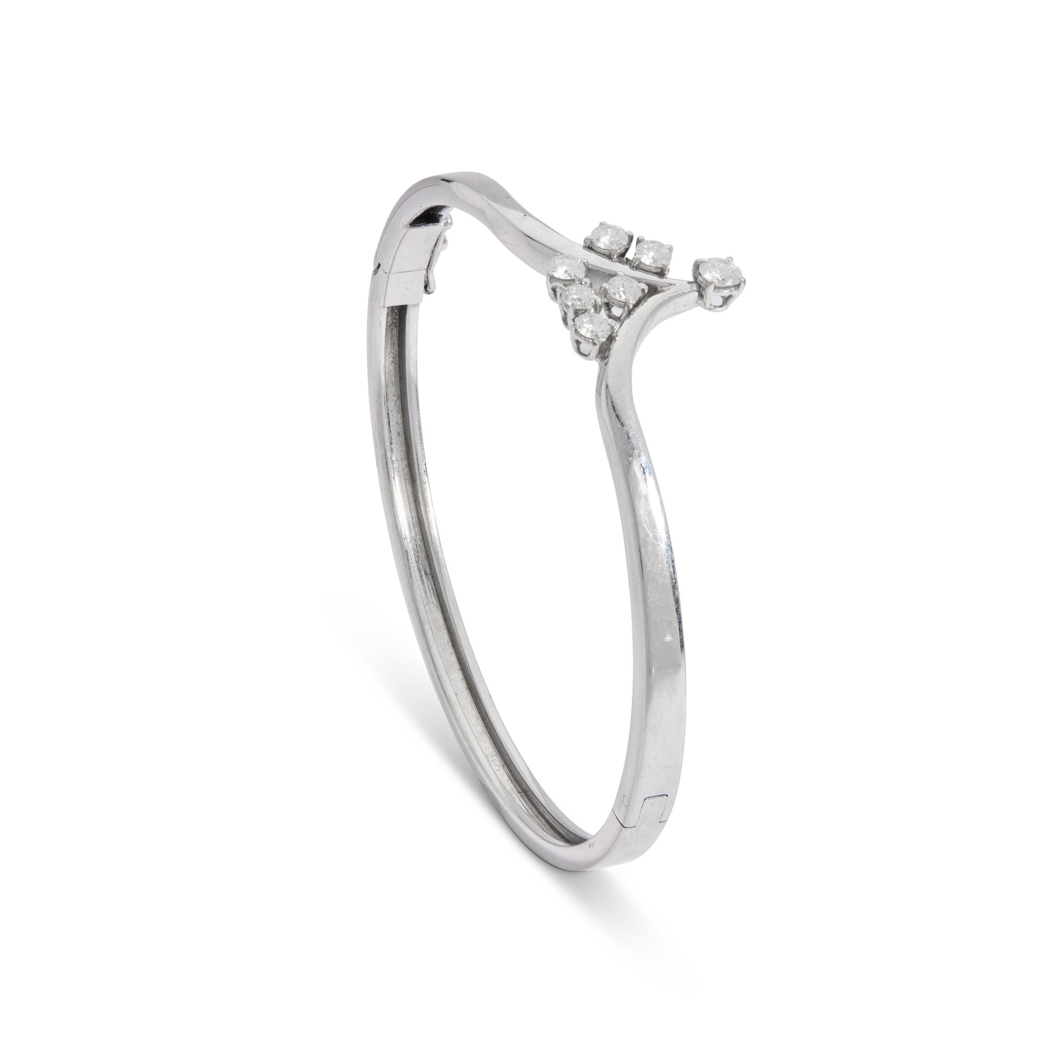 A diamond bangle