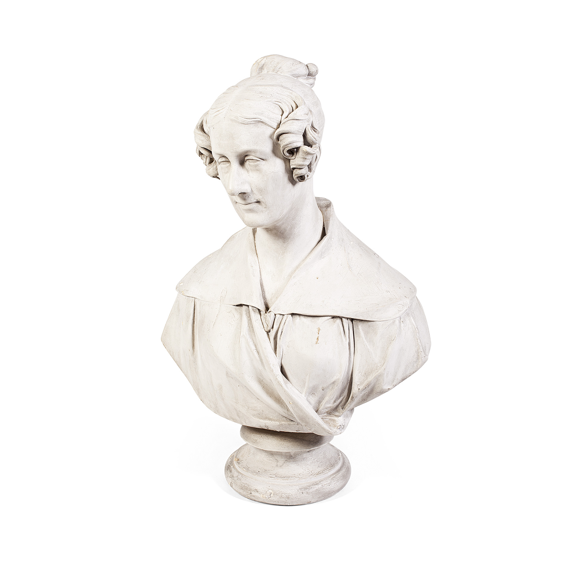 SIR FRANCIS LEGGAT CHANTREY (1781-1842) PLASTER BUST OF MARY SOMERVILLE