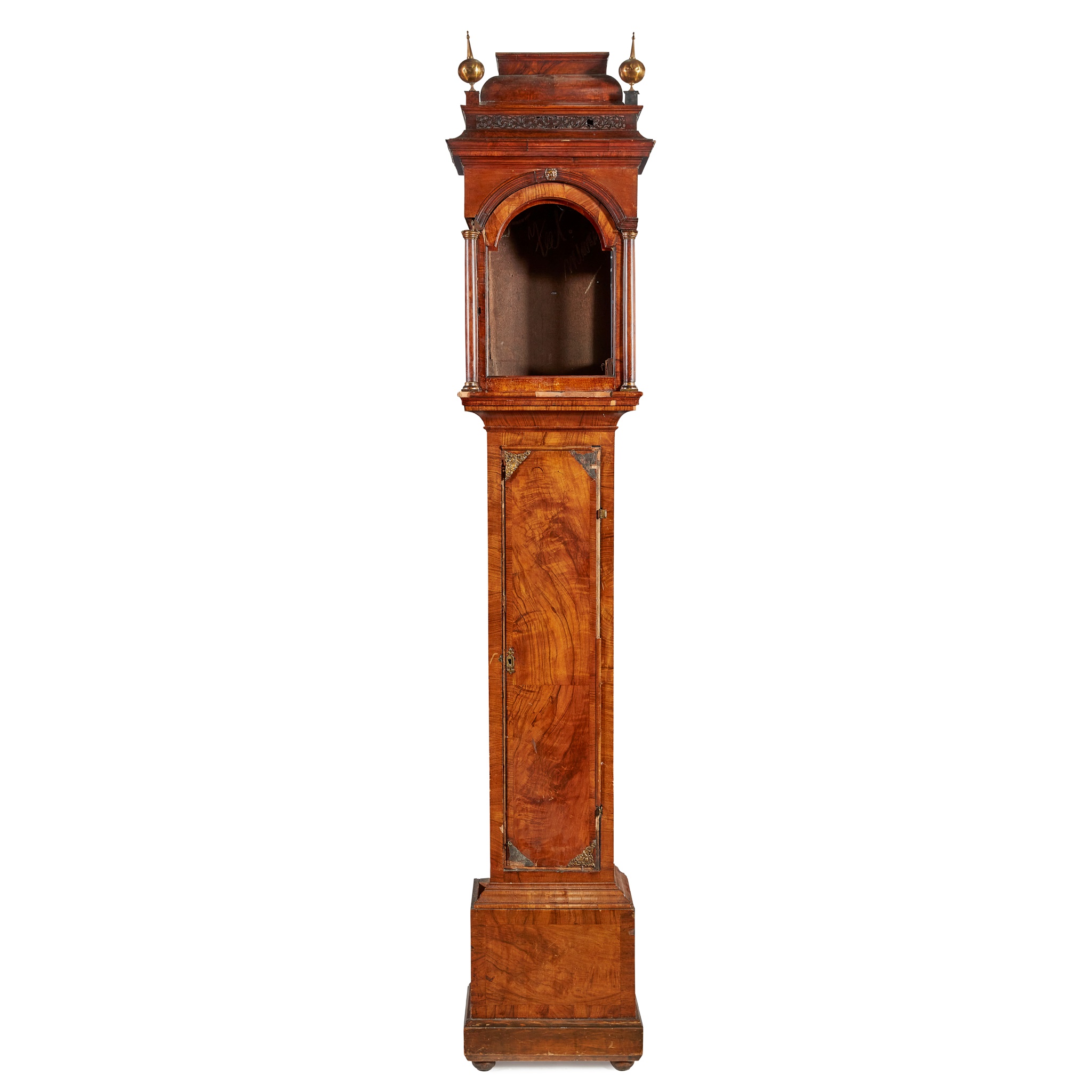 GEORGE I WALNUT LONGCASE CLOCK CASE
