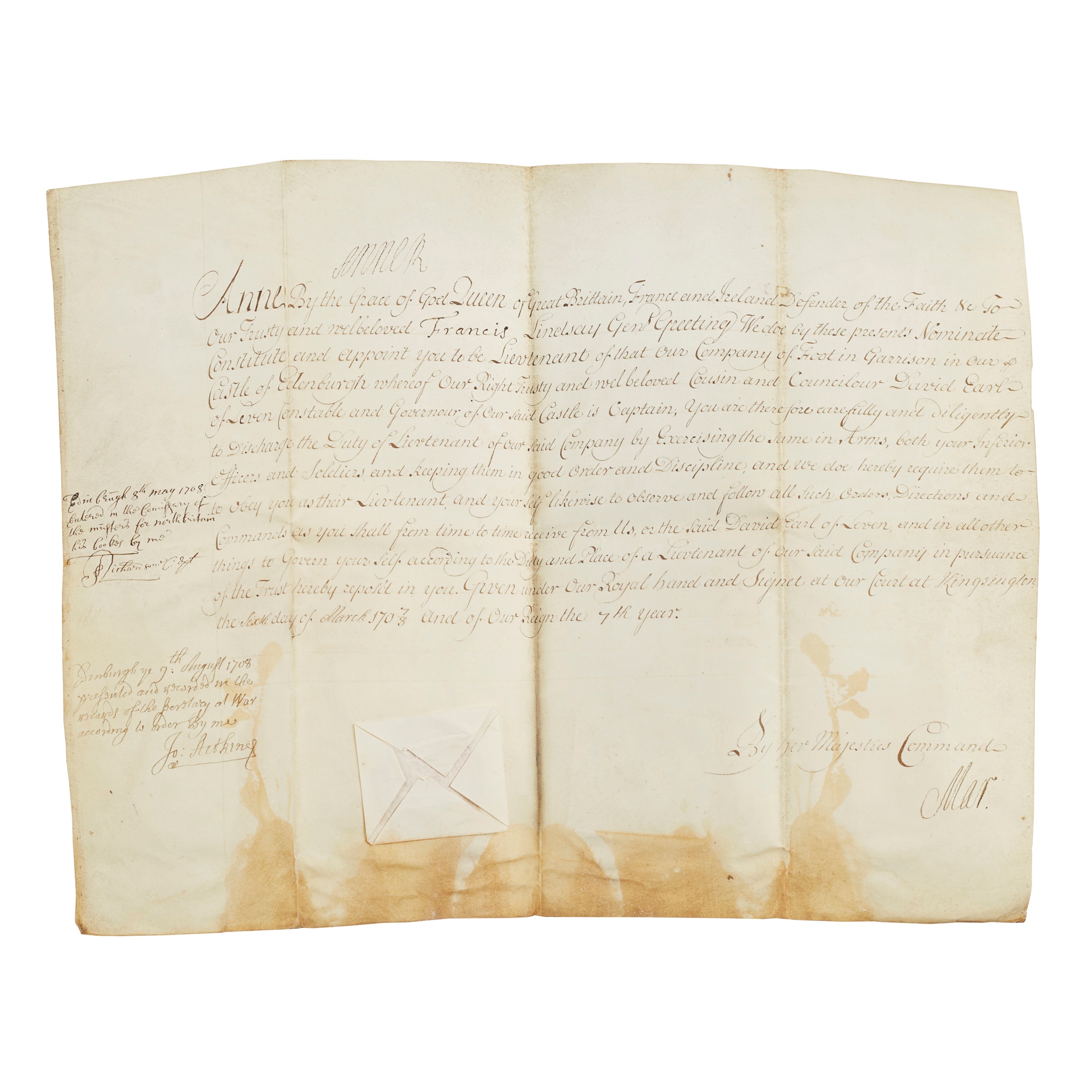 Anne, Queen of England, Scotland and Ireland (from 1707 Queen of Great Britain), (1665-1714)