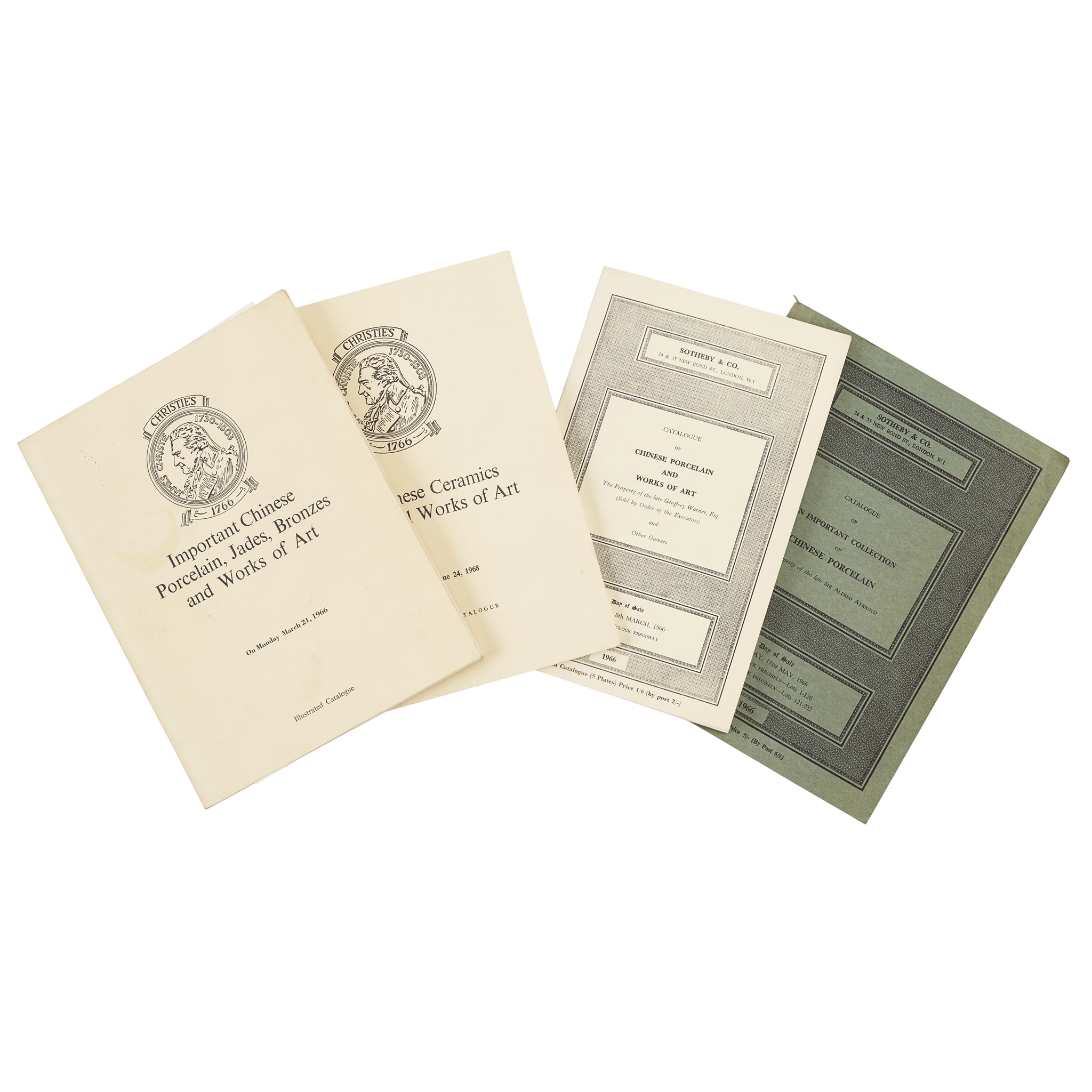 COLLECTION OF CHRISTIE'S AND SOTHEBY'S ORIENTAL CERAMICS CATALOGUES