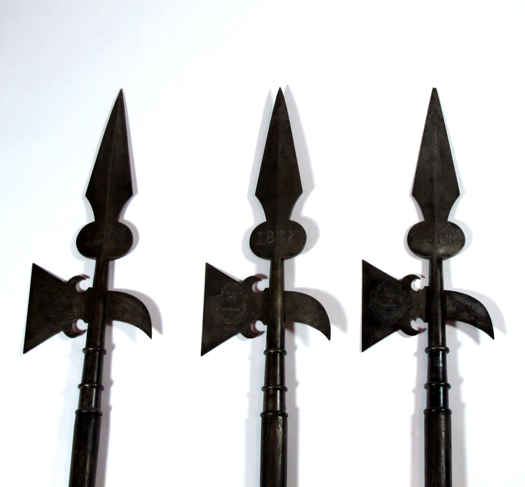 THREE HALBERDS