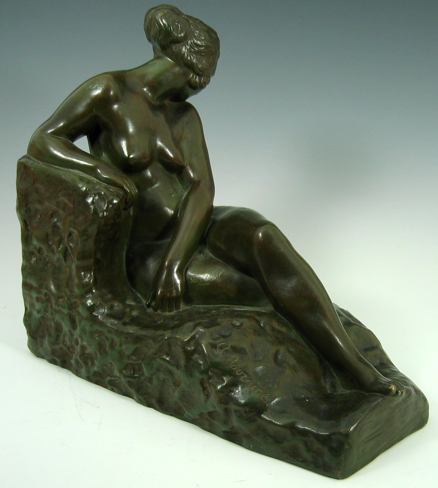 A. Bouraine Nude Female Figure
