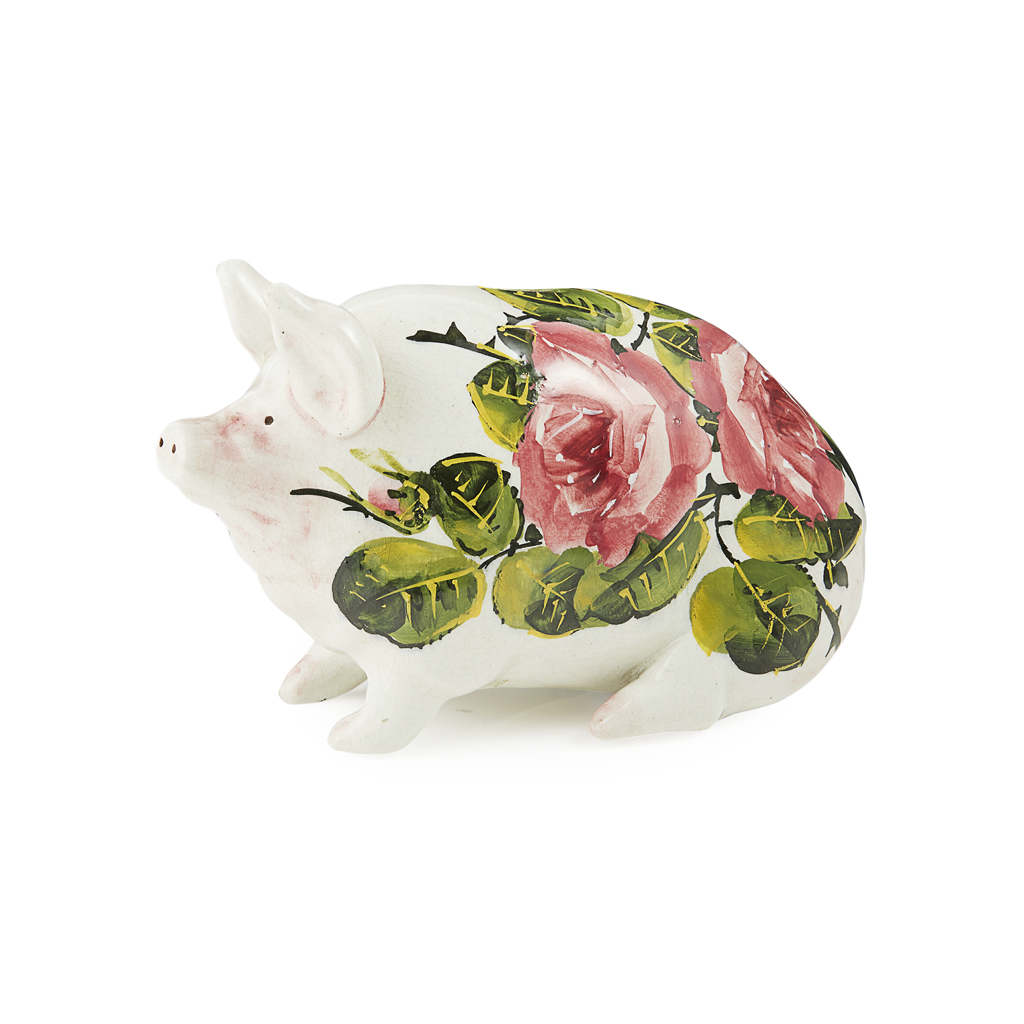 A WEMYSS WARE PIG MONEYBOX