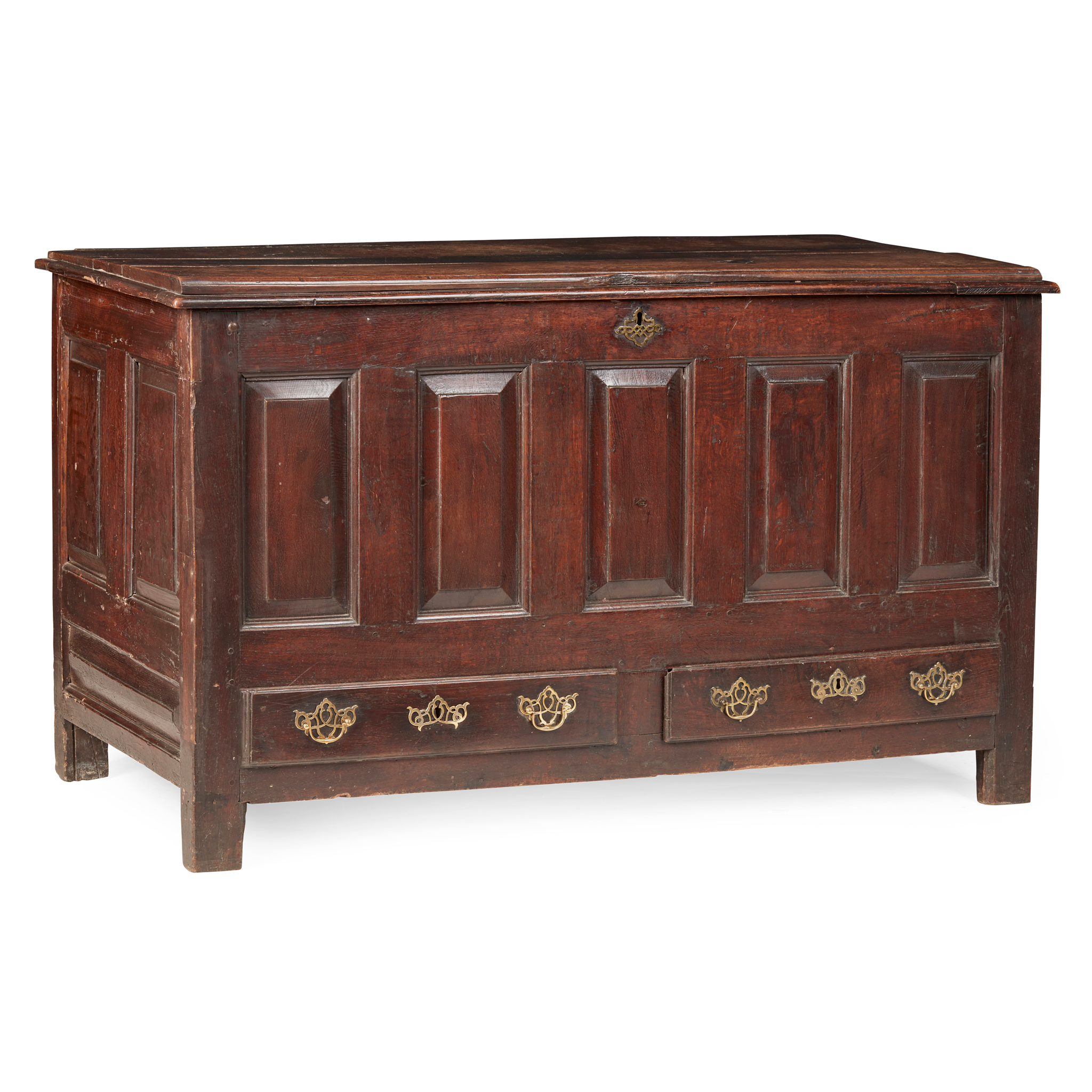 GEORGIAN OAK MULE CHEST