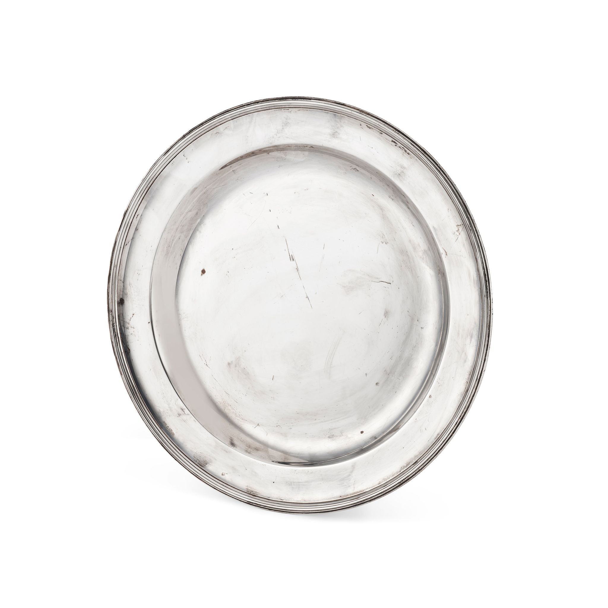 A GEORGE III SECOND COURSE PLATE