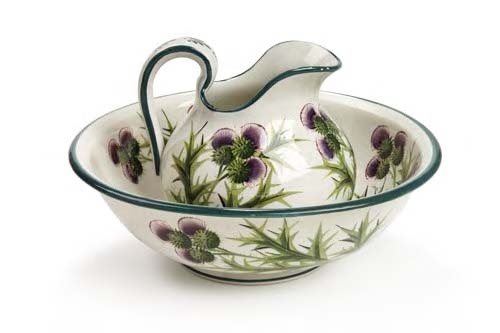 A Wemyss ewer and basin,