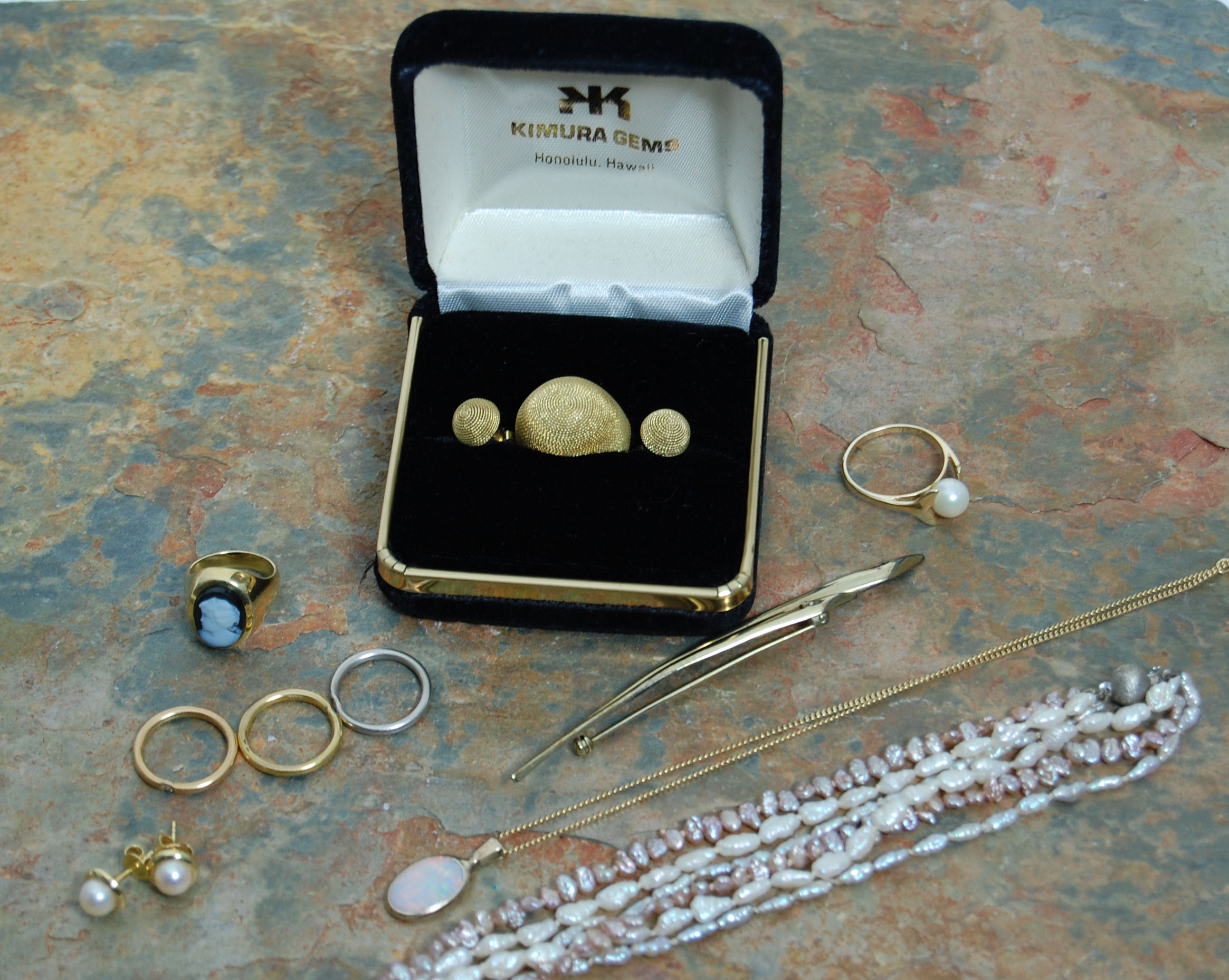 A collection of items,