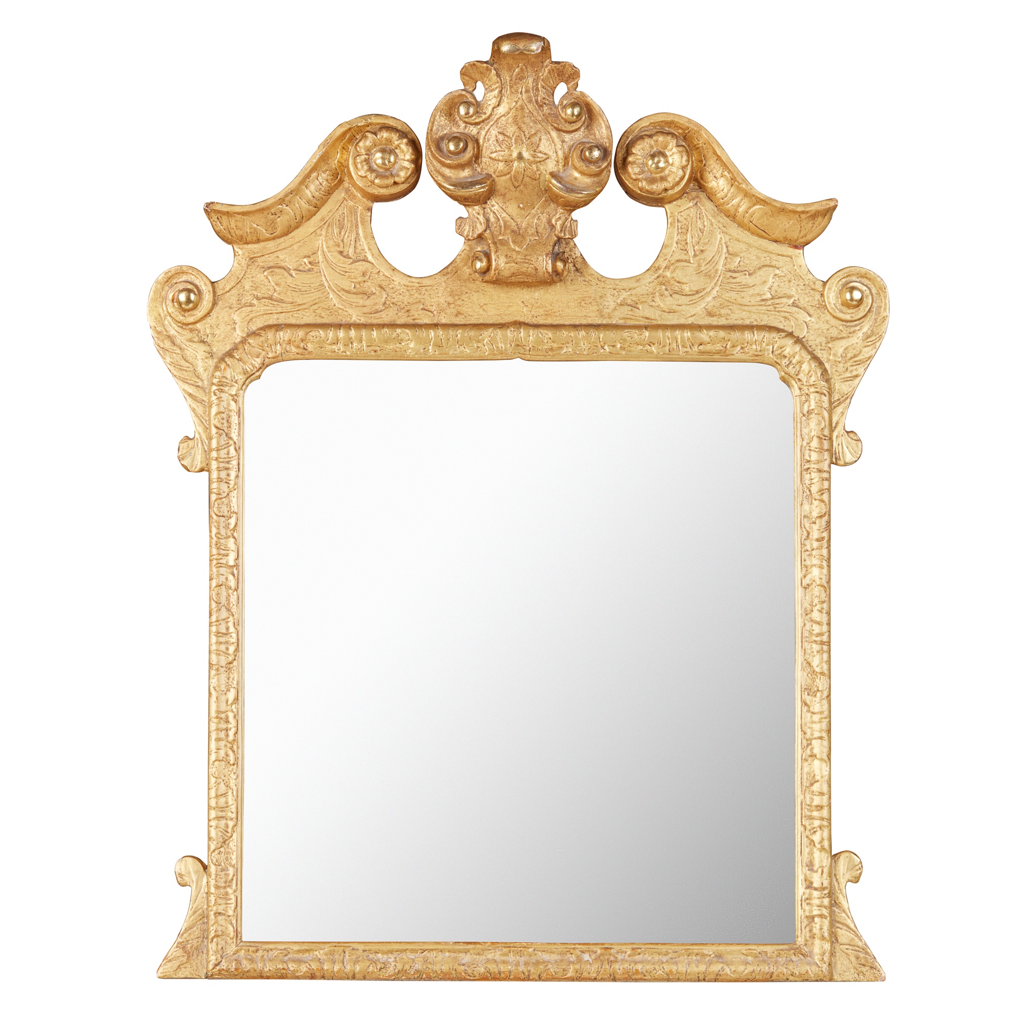 GEORGE II GILTWOOD EASEL MIRROR