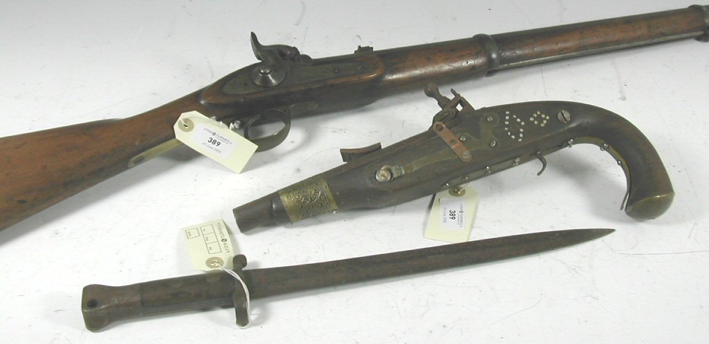 A 19th century military percussion cavalry carbine,
