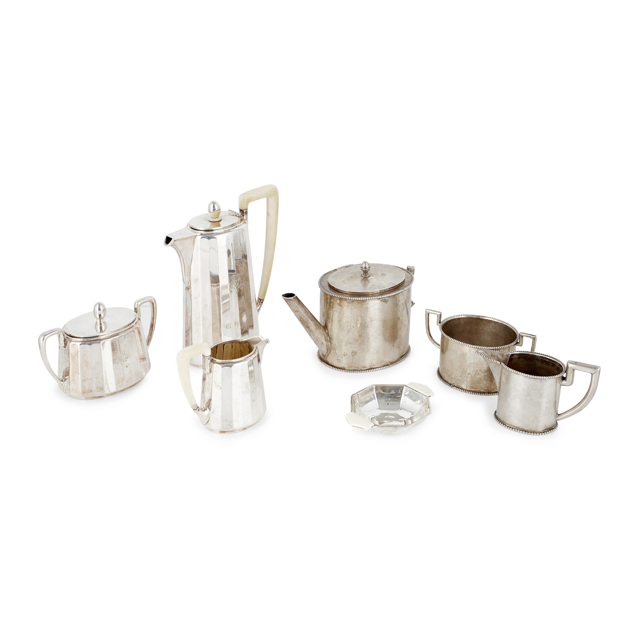 Two Austrian tea services