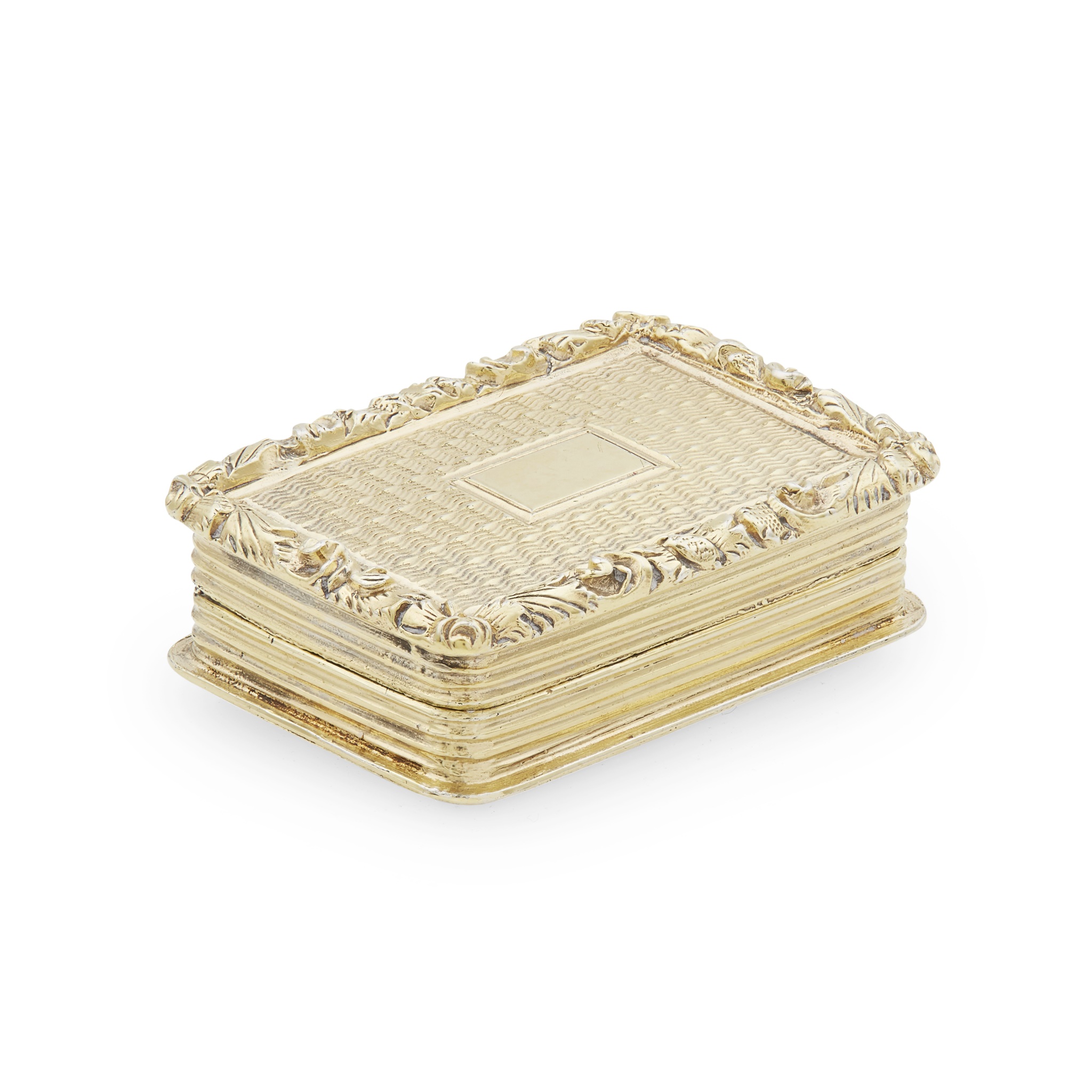 A Victorian silver gilt vinaigrette